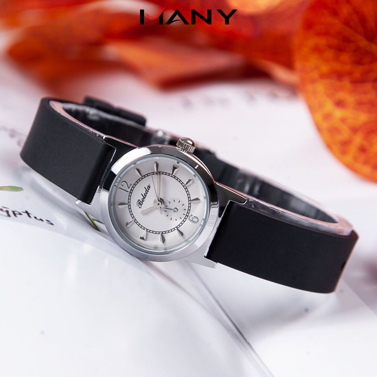 Đồng hồ Unisex Boleda dây cao su mặt tròn viền kim loại - Đồng hồ đeo tay học sinh khóa gài chắc chắn ManYi Đồng hồ Unisex Boleda dây cao su mặt tròn viền kim loại - Đồng hồ đeo tay học sinh khóa gài chắc chắn ManYi