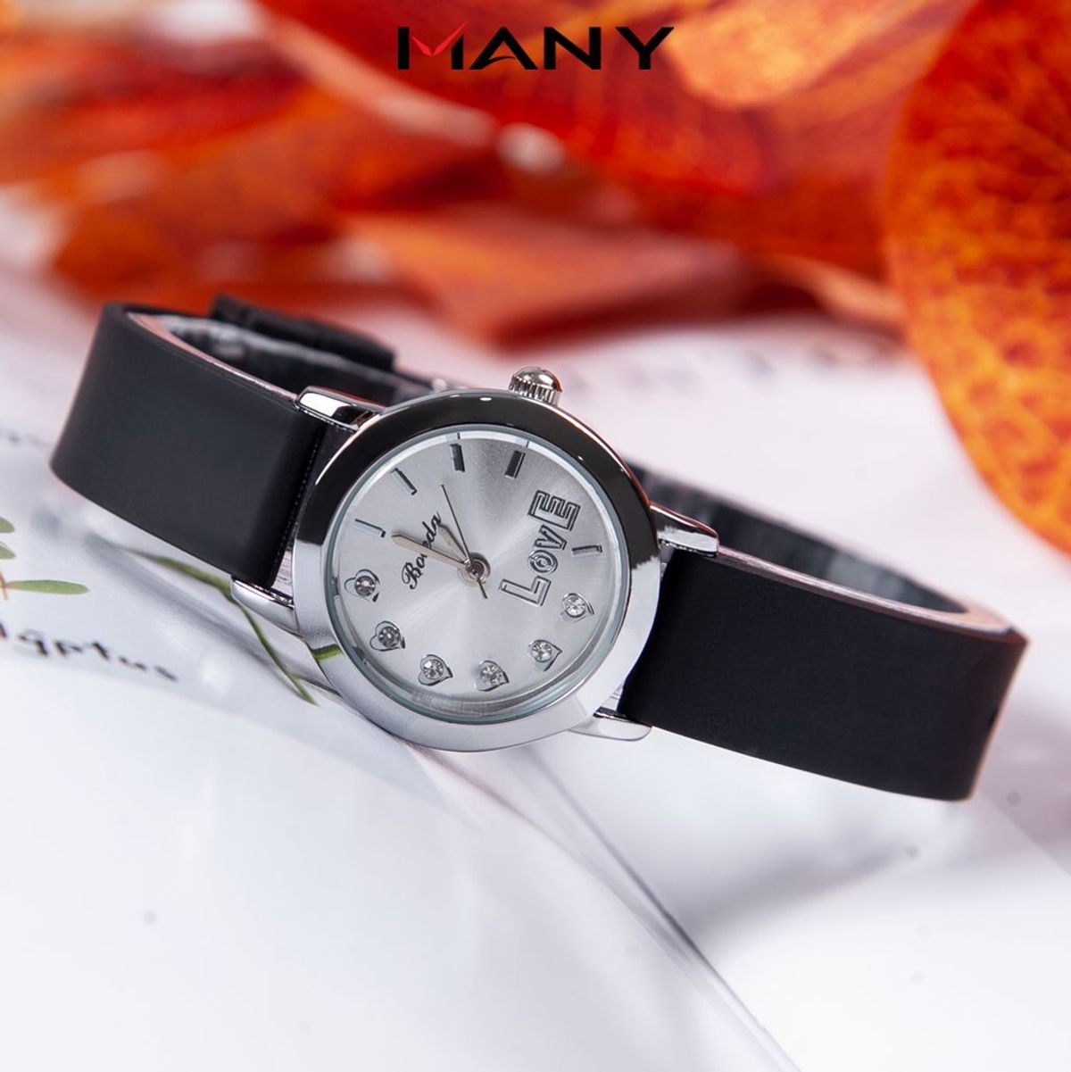 Đồng hồ Unisex Boleda dây cao su mặt tròn viền kim loại - Đồng hồ đeo tay học sinh khóa gài chắc chắn ManYi Đồng hồ Unisex Boleda dây cao su mặt tròn viền kim loại - Đồng hồ đeo tay học sinh khóa gài chắc chắn ManYi