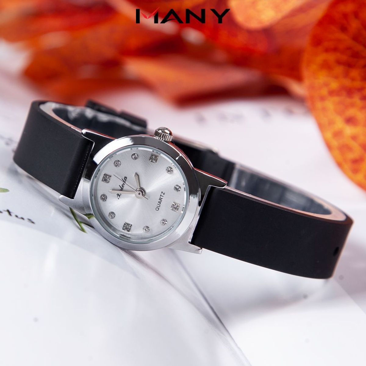 Đồng hồ Unisex Boleda dây cao su mặt tròn viền kim loại - Đồng hồ đeo tay học sinh khóa gài chắc chắn ManYi Đồng hồ Unisex Boleda dây cao su mặt tròn viền kim loại - Đồng hồ đeo tay học sinh khóa gài chắc chắn ManYi