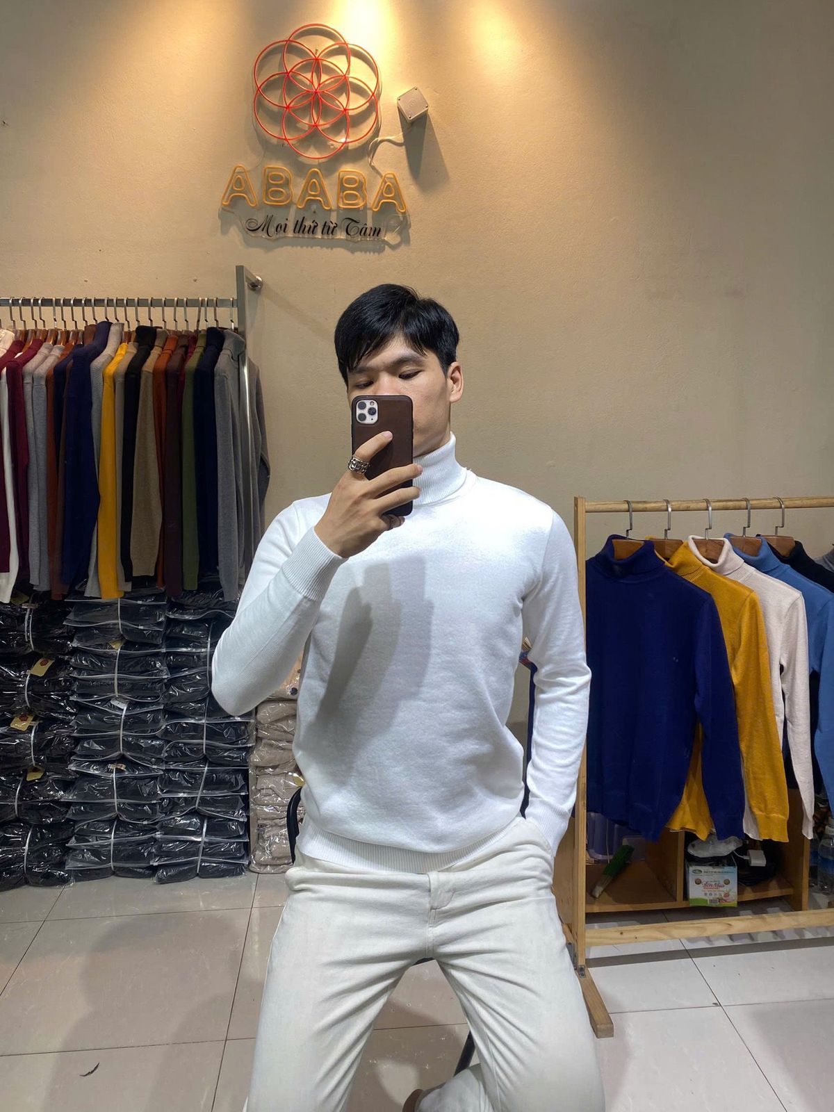 Áo len nam cổ lọ nhiều màu len dệt kim Việt Nam mịn lì không xù không phai có bigsize Hà Đinh-lo-m9 Bán buôn bán sỉ Áo len nam cổ lọ nhiều màu len dệt kim Việt Nam mịn lì không xù không phai có bigsize Hà Đinh-lo-m9 Bán buôn bán sỉ