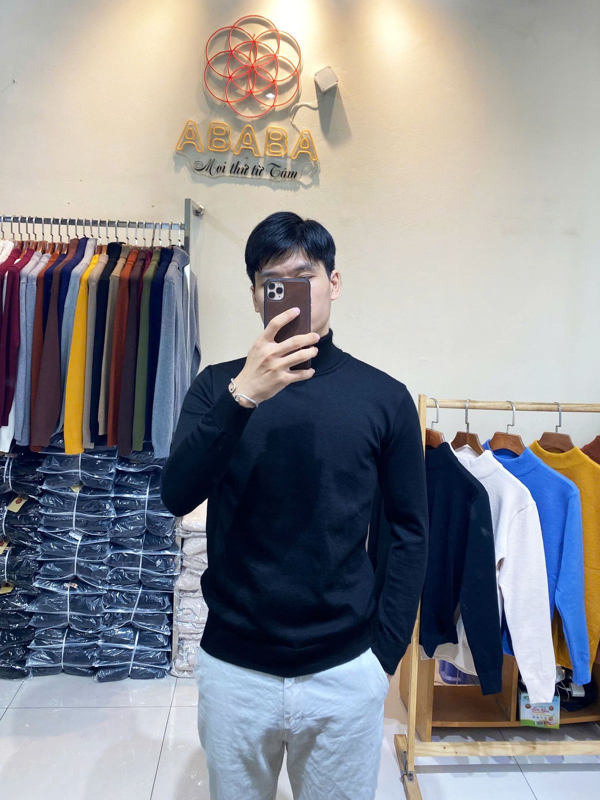 Áo len nam cổ lọ nhiều màu len dệt kim Việt Nam mịn lì không xù không phai có bigsize Hà Đinh-lo-m9 Bán buôn bán sỉ Áo len nam cổ lọ nhiều màu len dệt kim Việt Nam mịn lì không xù không phai có bigsize Hà Đinh-lo-m9 Bán buôn bán sỉ