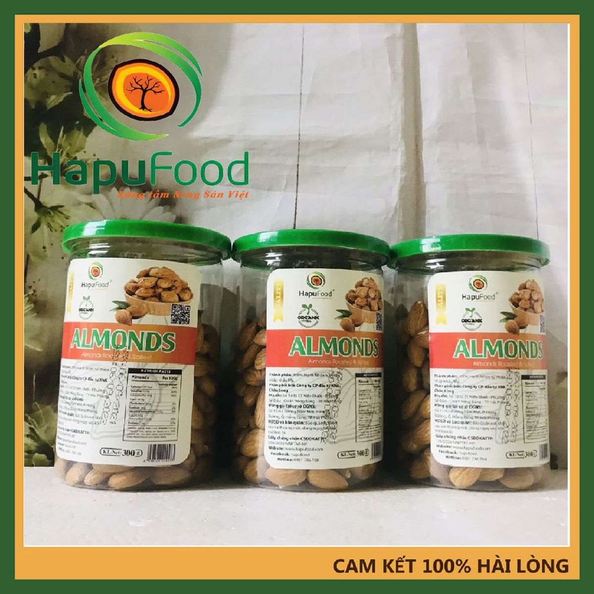 HẠT HẠNH NHÂN MỸ VỎ BƠ MỎNG HŨ 300G, 400G DINH DƯỠNG, THƠM NGON H02 - LADY'S PASSION HẠT HẠNH NHÂN MỸ VỎ BƠ MỎNG HŨ 300G, 400G DINH DƯỠNG, THƠM NGON H02 - LADY'S PASSION