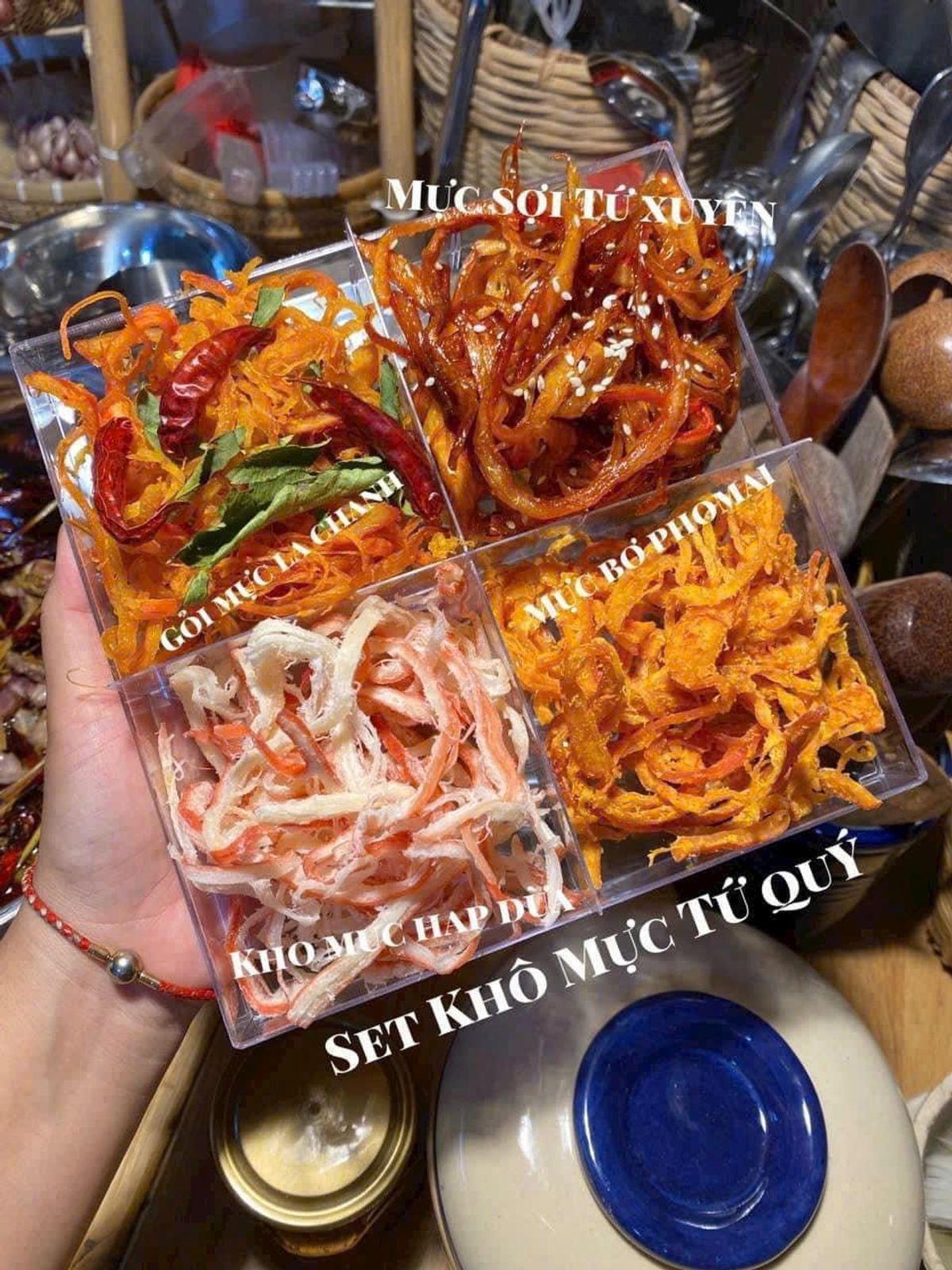SET KHÔ TỨ VỊ, VẠN SỰ NHƯ Ý, MÓN QUÀ Ý NGHĨA 400G - WINNIE HOUSE SET KHÔ TỨ VỊ, VẠN SỰ NHƯ Ý, MÓN QUÀ Ý NGHĨA 400G - WINNIE HOUSE