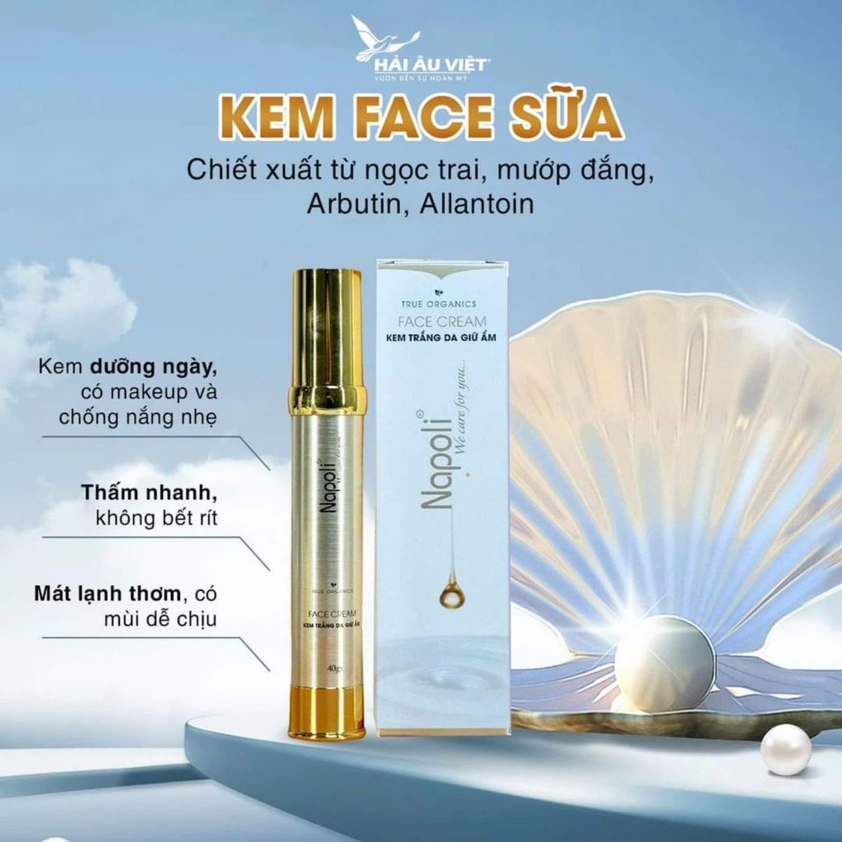 Kem Face Napoli Dưỡng Trắng Da Kem Face Napoli Dưỡng Trắng Da