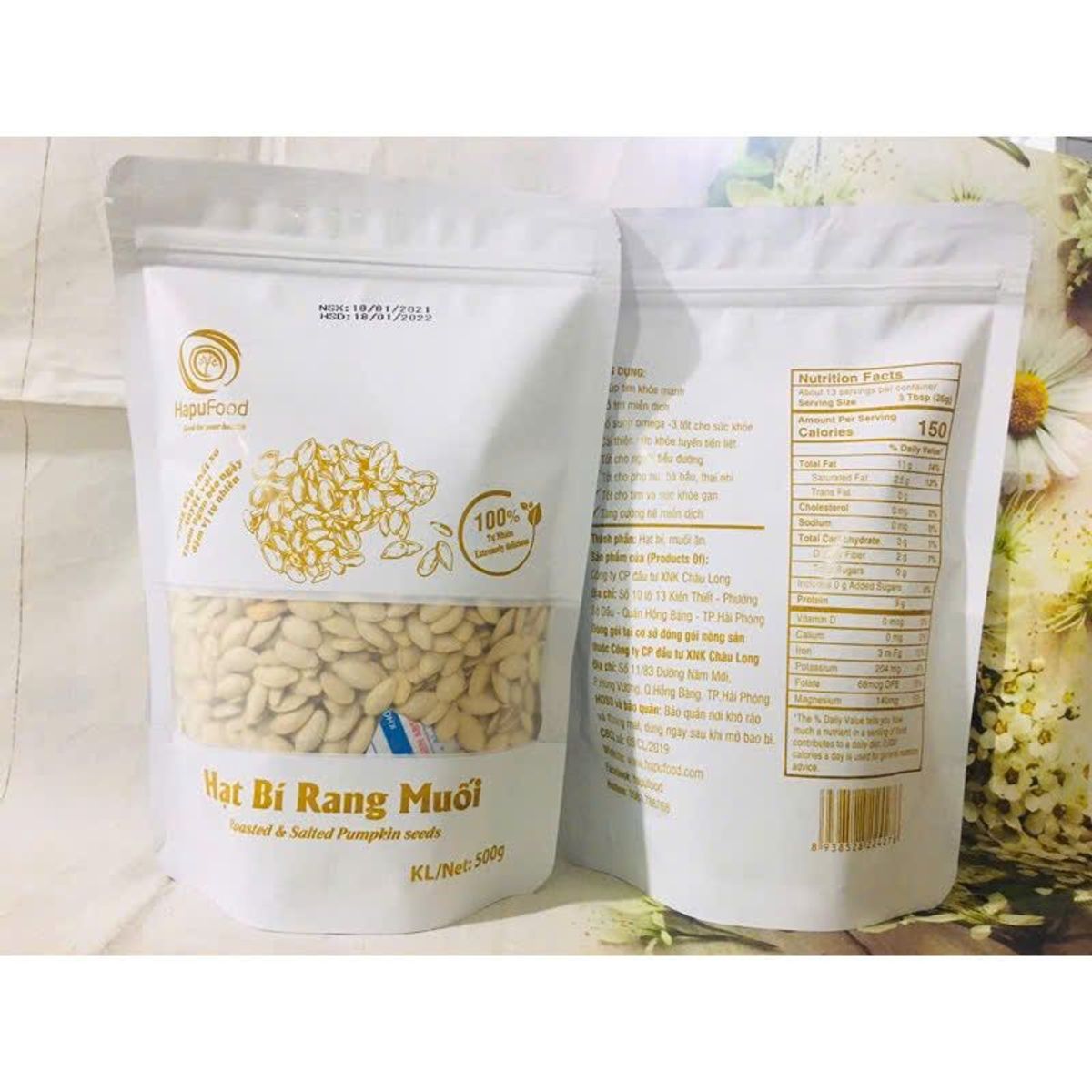 HẠT BÍ RANG MUỐI TÚI 500G H015 - LADY'S PASSION HẠT BÍ RANG MUỐI TÚI 500G H015 - LADY'S PASSION
