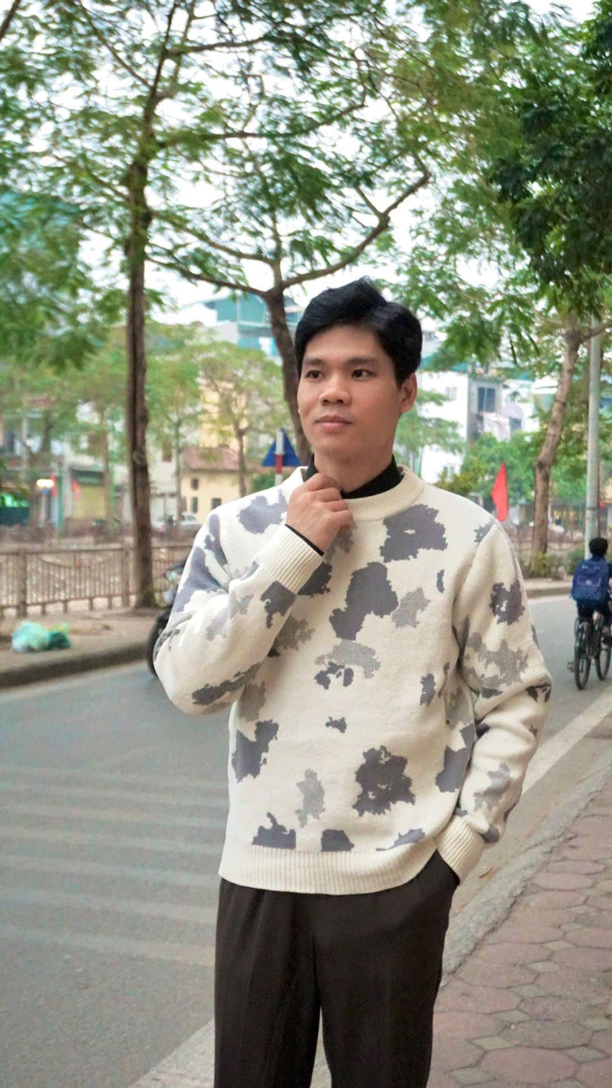 Áo len nam cổ tròn áo cổ 3p len nam len nhung dày siêu ấm họa tiết trẻ trung Hà Đinh - M L XL XXL - 3p-913loang Bán sỉ bán buôn Áo len nam cổ tròn áo cổ 3p len nam len nhung dày siêu ấm họa tiết trẻ trung Hà Đinh - M L XL XXL - 3p-913loang Bán sỉ bán buôn