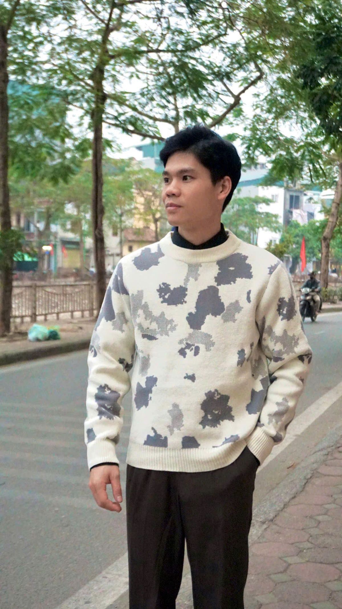 Áo len nam cổ tròn áo cổ 3p len nam len nhung dày siêu ấm họa tiết trẻ trung Hà Đinh - M L XL XXL - 3p-913loang Bán sỉ bán buôn Áo len nam cổ tròn áo cổ 3p len nam len nhung dày siêu ấm họa tiết trẻ trung Hà Đinh - M L XL XXL - 3p-913loang Bán sỉ bán buôn