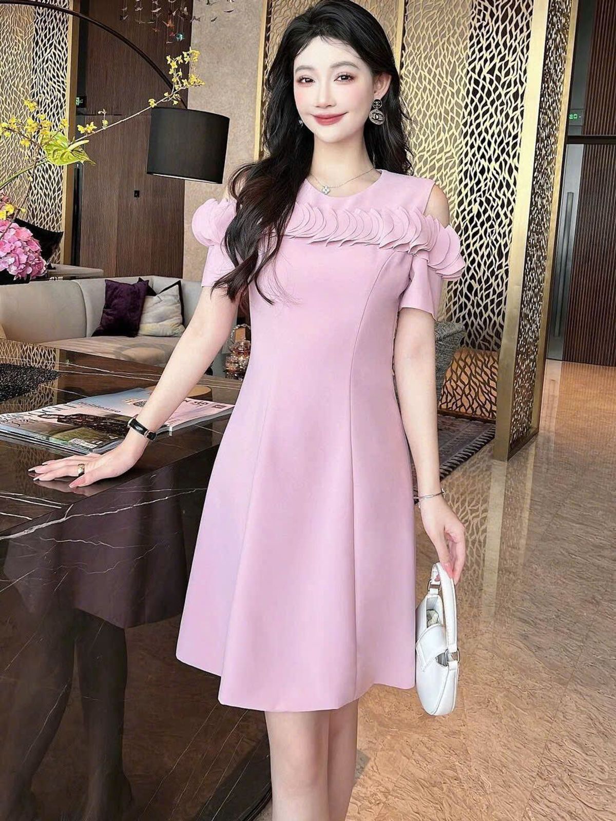 ĐẦM SUÔNG RỚT VAI QUẢNG CHÂU LOẠI CAO CẤP ĐẦM SUÔNG RỚT VAI QUẢNG CHÂU LOẠI CAO CẤP
