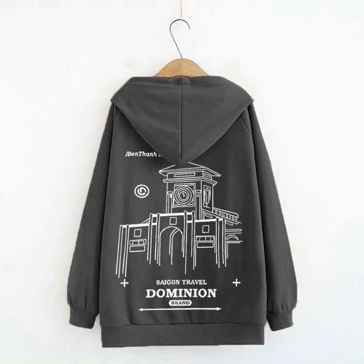 Áo hoodie nam nữ in chợ BẾN THÀNH phong cách đường phố Áo hoodie nam nữ in chợ BẾN THÀNH phong cách đường phố