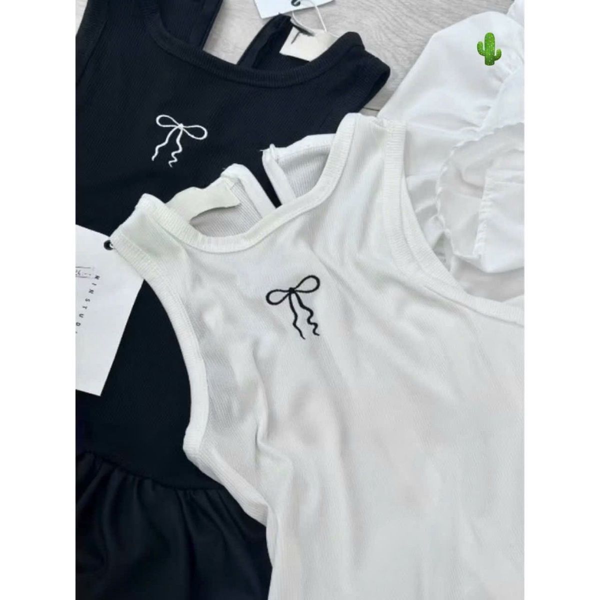 Đầm bí thêu nơ cute - Như Ý Boutique Đầm bí thêu nơ cute - Như Ý Boutique