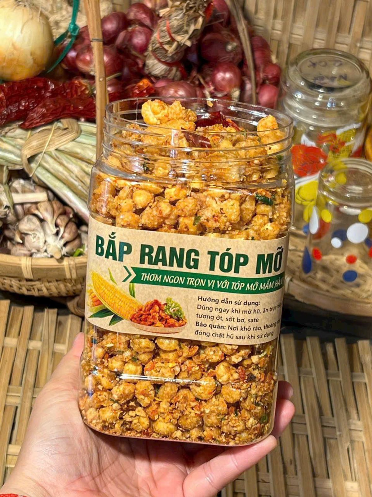 BẮP RANG TÓP MỠ SIÊU HOT, THỬ LÀ MÊ 500G - WINNIE HOUSE BẮP RANG TÓP MỠ SIÊU HOT, THỬ LÀ MÊ 500G - WINNIE HOUSE