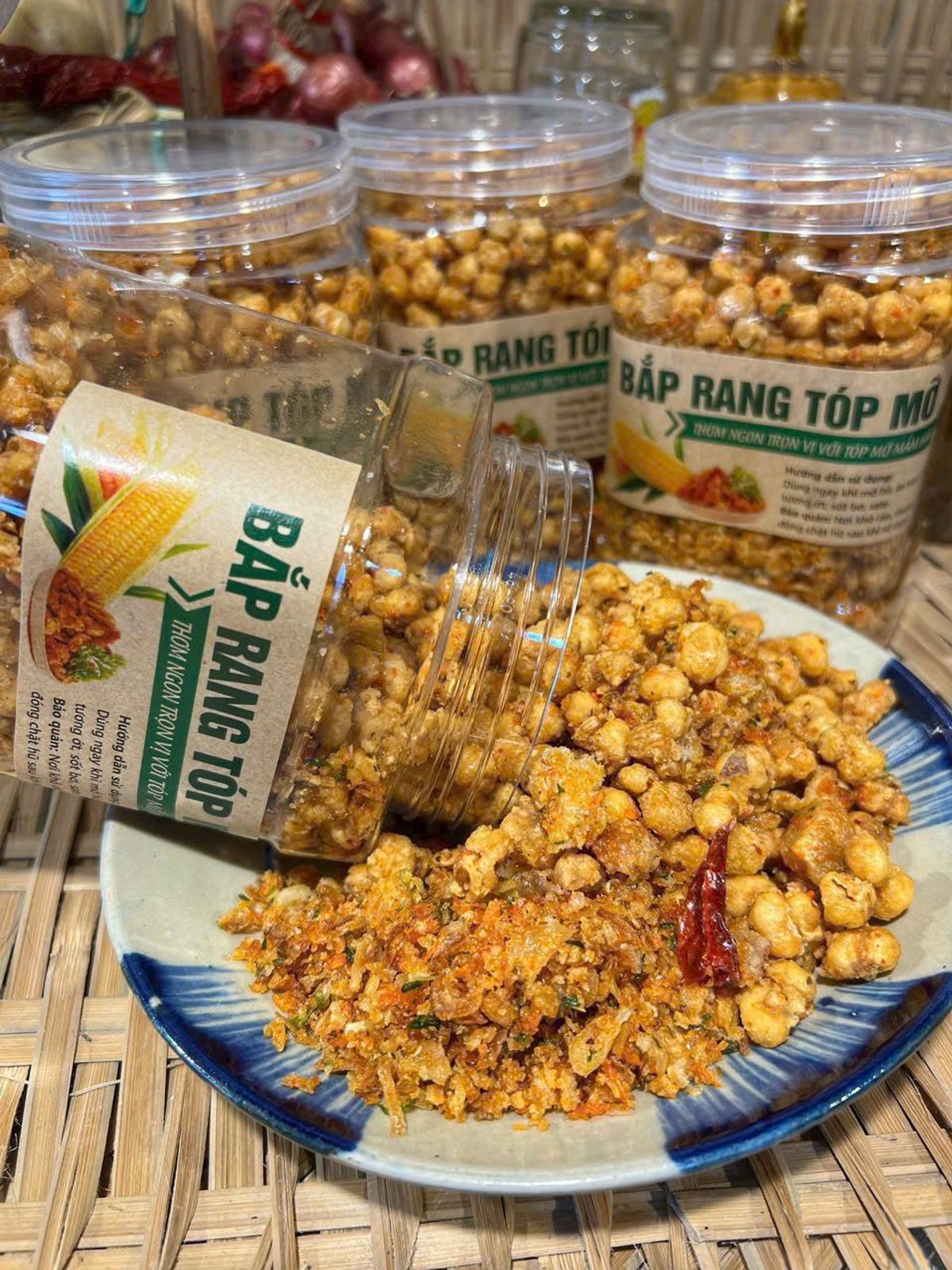 BẮP RANG TÓP MỠ SIÊU HOT, THỬ LÀ MÊ 500G - WINNIE HOUSE BẮP RANG TÓP MỠ SIÊU HOT, THỬ LÀ MÊ 500G - WINNIE HOUSE