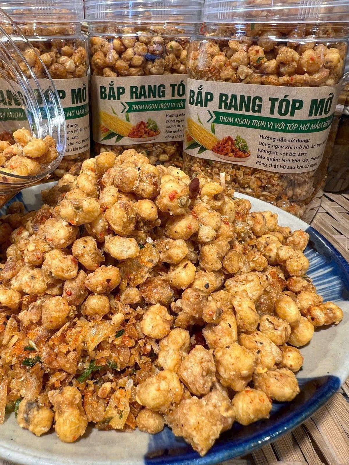 BẮP RANG TÓP MỠ SIÊU HOT, THỬ LÀ MÊ 500G - WINNIE HOUSE BẮP RANG TÓP MỠ SIÊU HOT, THỬ LÀ MÊ 500G - WINNIE HOUSE