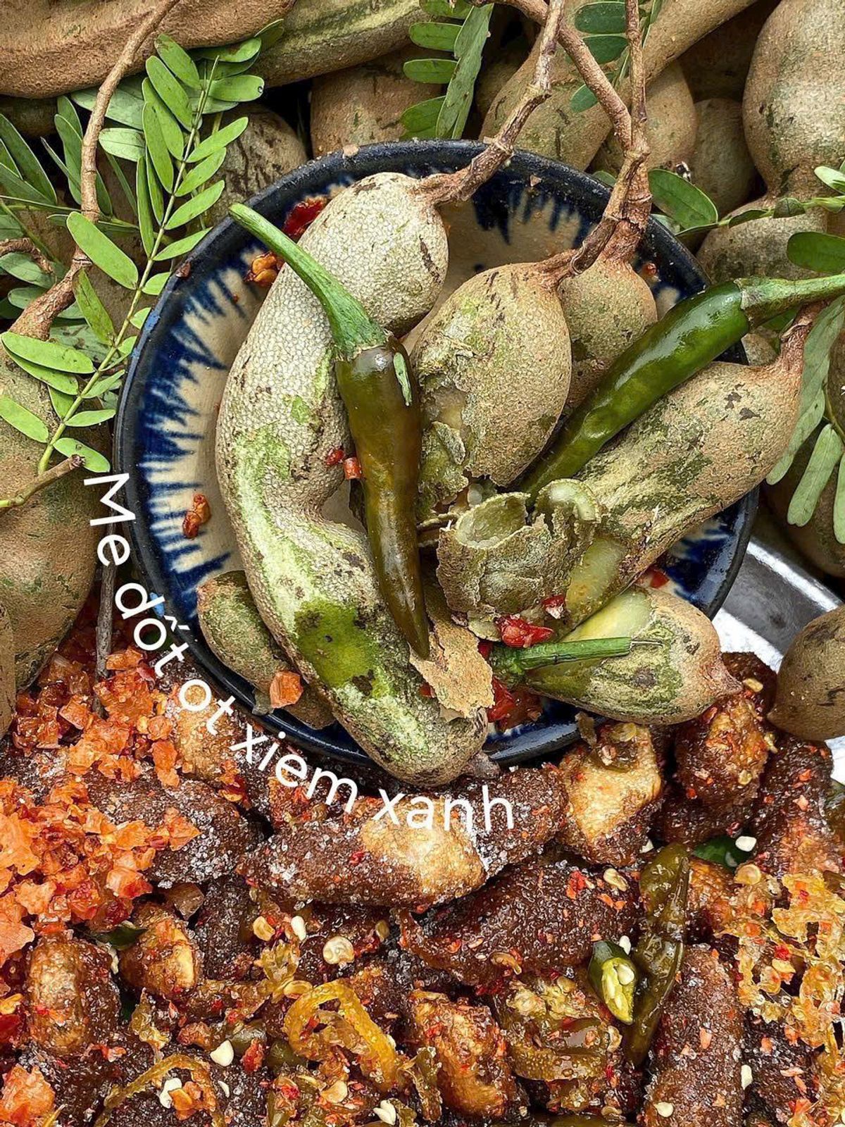 ME DỐT MUỐI ỚT XANH: ME DỐT MUỐI ỚT XANH: