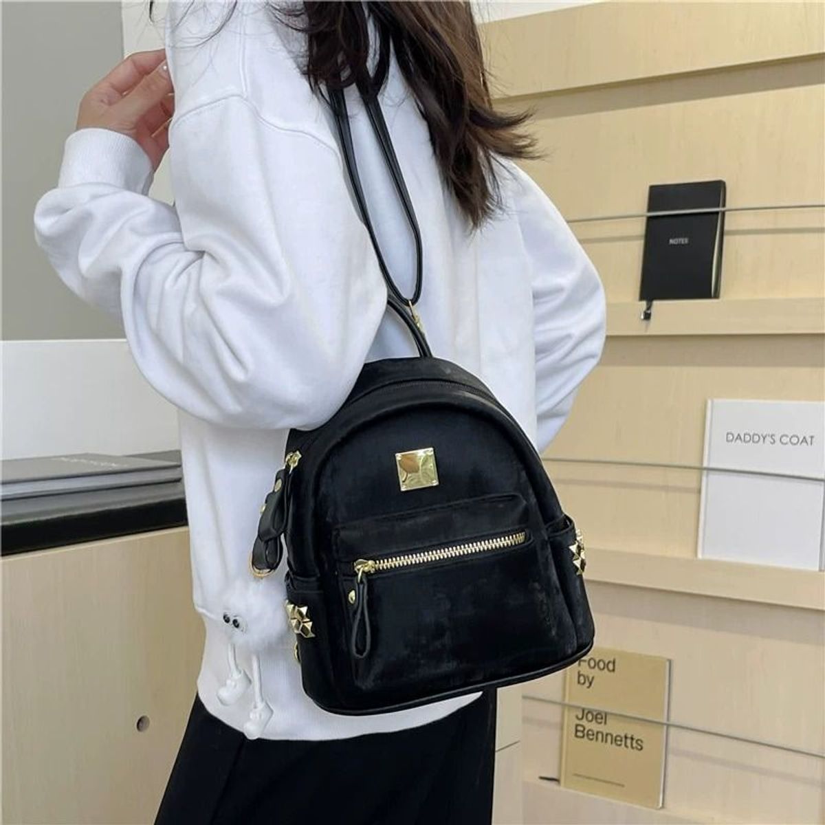 BALO MINI DA NHUNG SIÊU XINH, NHỎ GỌN, ĐÁNG YÊU, PHỐI ĐỒ SIÊU CHẤT WH766 - WINNIE HOUSE BALO MINI DA NHUNG SIÊU XINH, NHỎ GỌN, ĐÁNG YÊU, PHỐI ĐỒ SIÊU CHẤT WH766 - WINNIE HOUSE