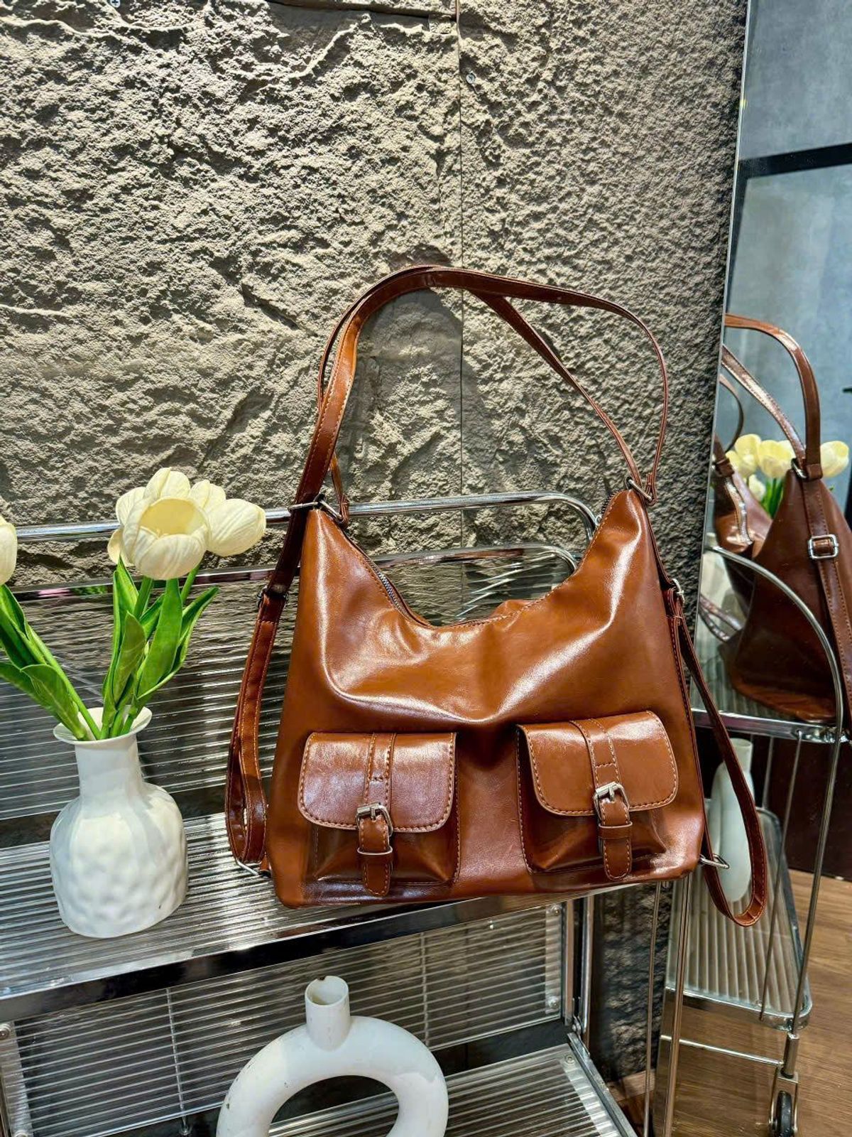 TÚI XÁCH KIÊM BALO – PHONG CÁCH & TIỆN LỢI TRONG MỘT THIẾT KẾ WH763 - WINNIE HOUSE TÚI XÁCH KIÊM BALO – PHONG CÁCH & TIỆN LỢI TRONG MỘT THIẾT KẾ WH763 - WINNIE HOUSE