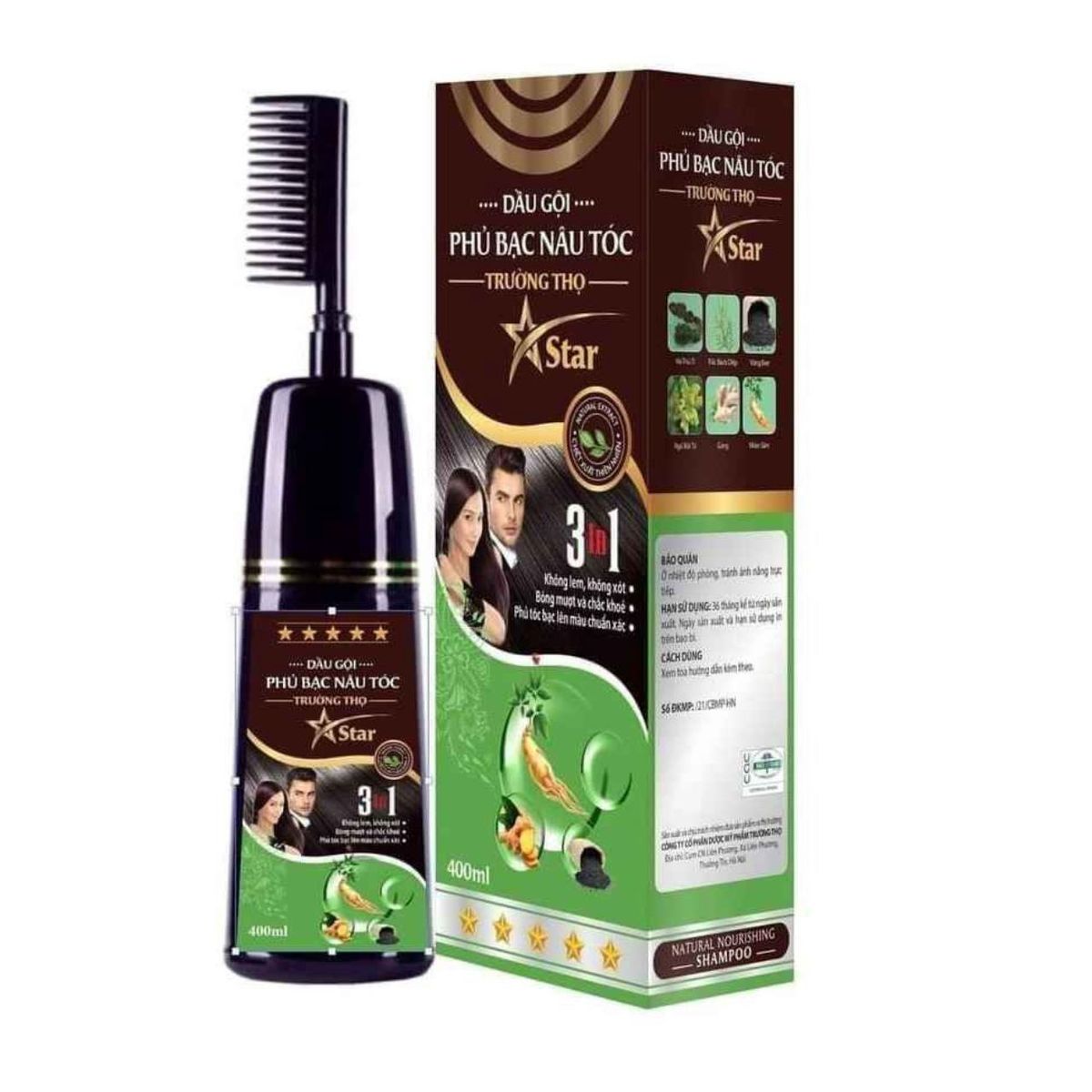 DẦU GỘI PHỦ BẠC NÂU TÓC 400ML - DẠ THẢO LIÊN DẦU GỘI PHỦ BẠC NÂU TÓC 400ML - DẠ THẢO LIÊN