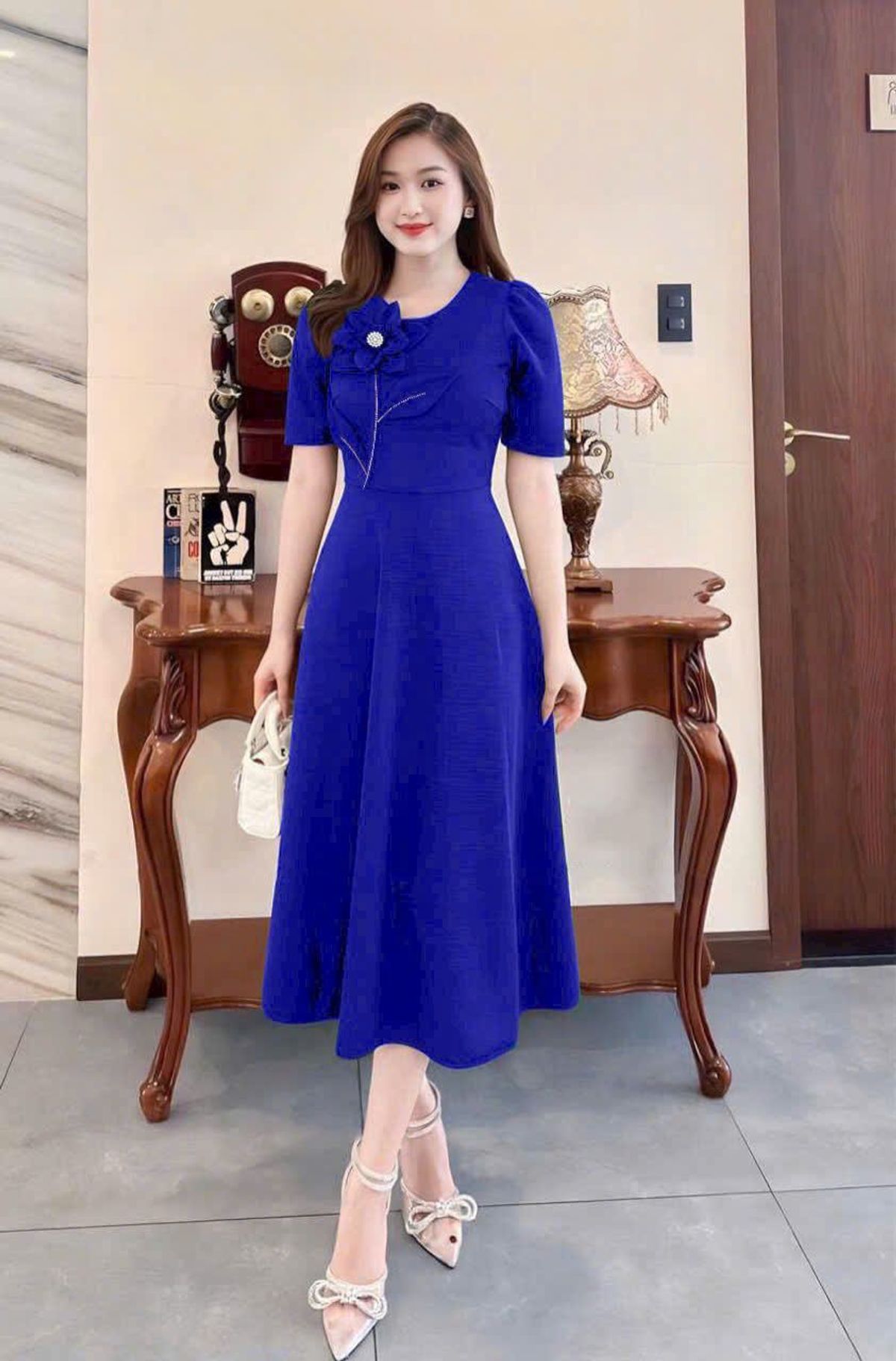 Đầm xoè bông ngực tk sang trọng hàng cao cấp Đầm xoè bông ngực tk sang trọng hàng cao cấp