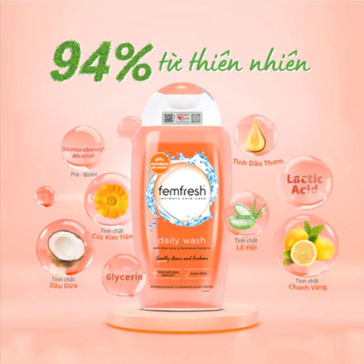 Dung Dịch Vệ Sinh Phụ Nữ Femfresh Daily Intimate Wash 250ml Anh Quốc Dung Dịch Vệ Sinh Phụ Nữ Femfresh Daily Intimate Wash 250ml Anh Quốc