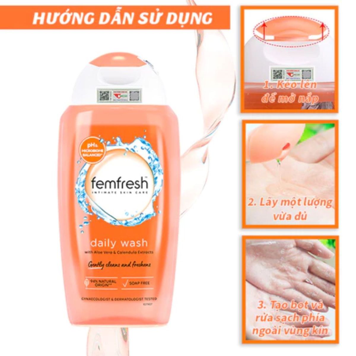Dung Dịch Vệ Sinh Phụ Nữ Femfresh Daily Intimate Wash 250ml Anh Quốc Dung Dịch Vệ Sinh Phụ Nữ Femfresh Daily Intimate Wash 250ml Anh Quốc