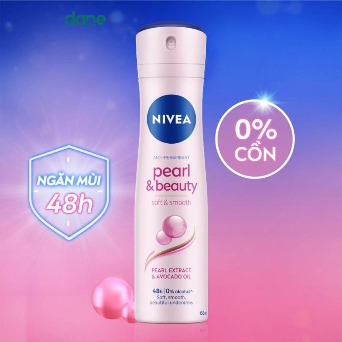 Xịt Khử Mùi Nữ NIVEA 150ml - giảm tiết mồ hôi, giảm thâm sạm và ngăn mùi Xịt Khử Mùi Nữ NIVEA 150ml - giảm tiết mồ hôi, giảm thâm sạm và ngăn mùi