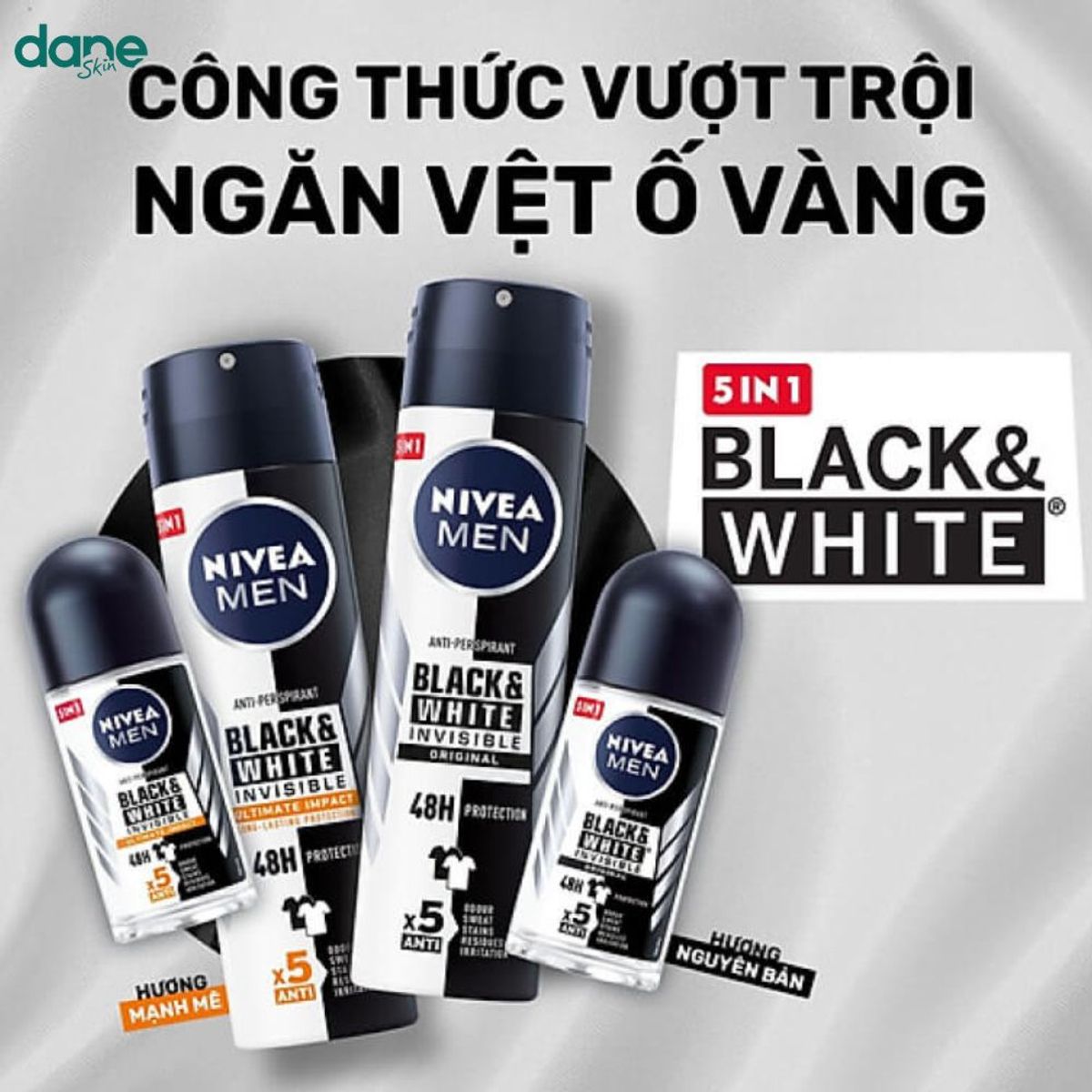 Xịt khử mùi Cho Nam NIVEA MEN 150ml - khử mùi, ngăn tiết mồ hôi, khô thoáng đến 72h Xịt khử mùi Cho Nam NIVEA MEN 150ml - khử mùi, ngăn tiết mồ hôi, khô thoáng đến 72h