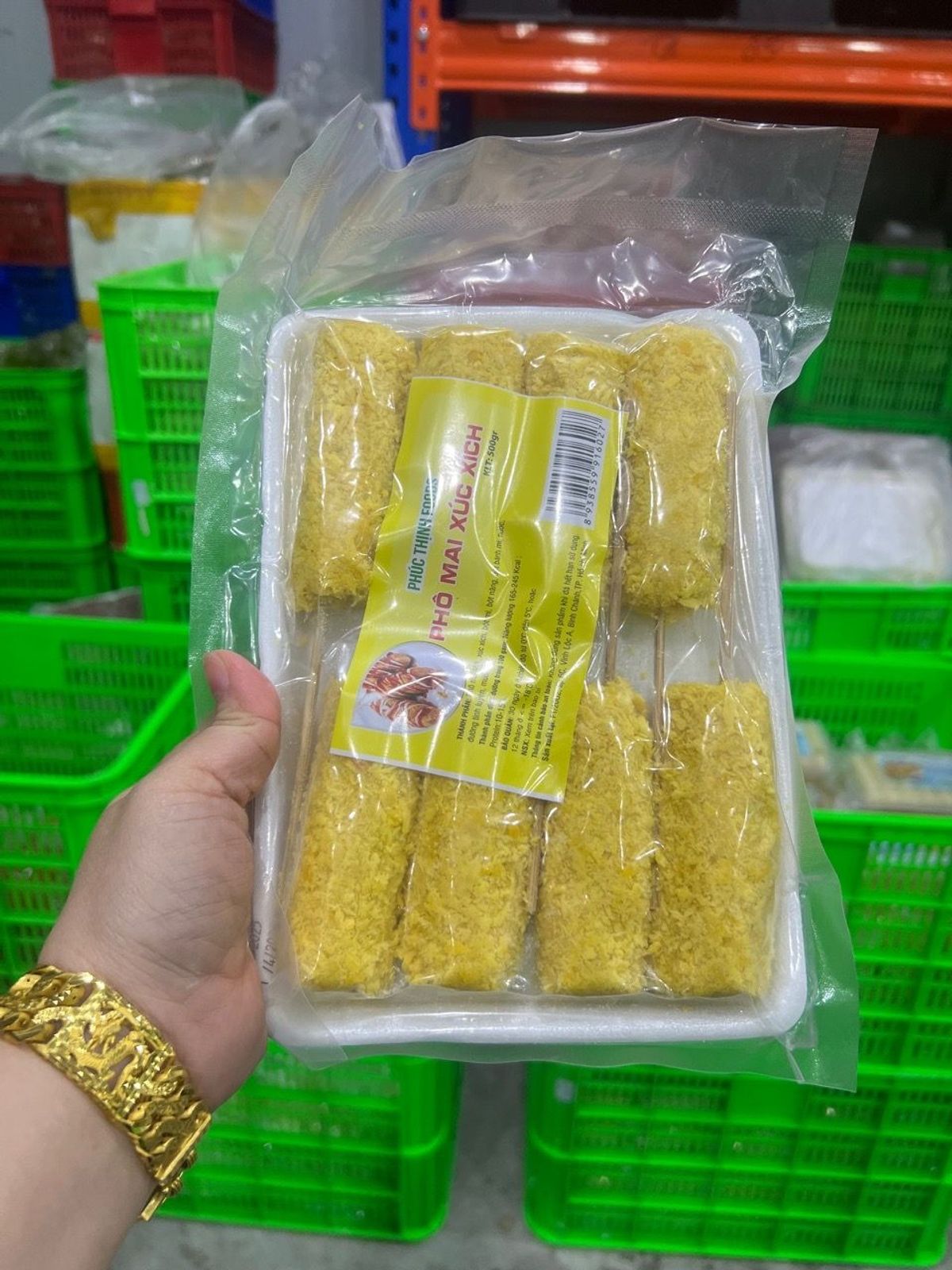 Xúc xích hotdog phô mai 500gr 8 cây (giao tphcm) Xúc xích hotdog phô mai 500gr 8 cây (giao tphcm)