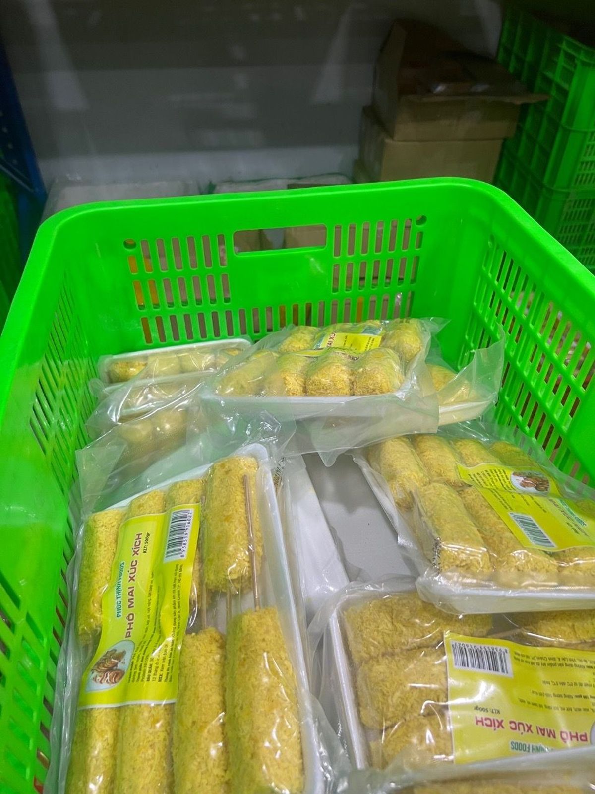 Xúc xích hotdog phô mai 500gr 8 cây (giao tphcm) Xúc xích hotdog phô mai 500gr 8 cây (giao tphcm)