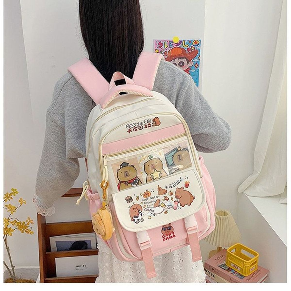 BALO HOẠT HÌNH CAPYBARA DỄ THƯƠNG CHO BÉ, THIẾT KẾ SIÊU XINH WH810 - WINNIE HOUSE BALO HOẠT HÌNH CAPYBARA DỄ THƯƠNG CHO BÉ, THIẾT KẾ SIÊU XINH WH810 - WINNIE HOUSE