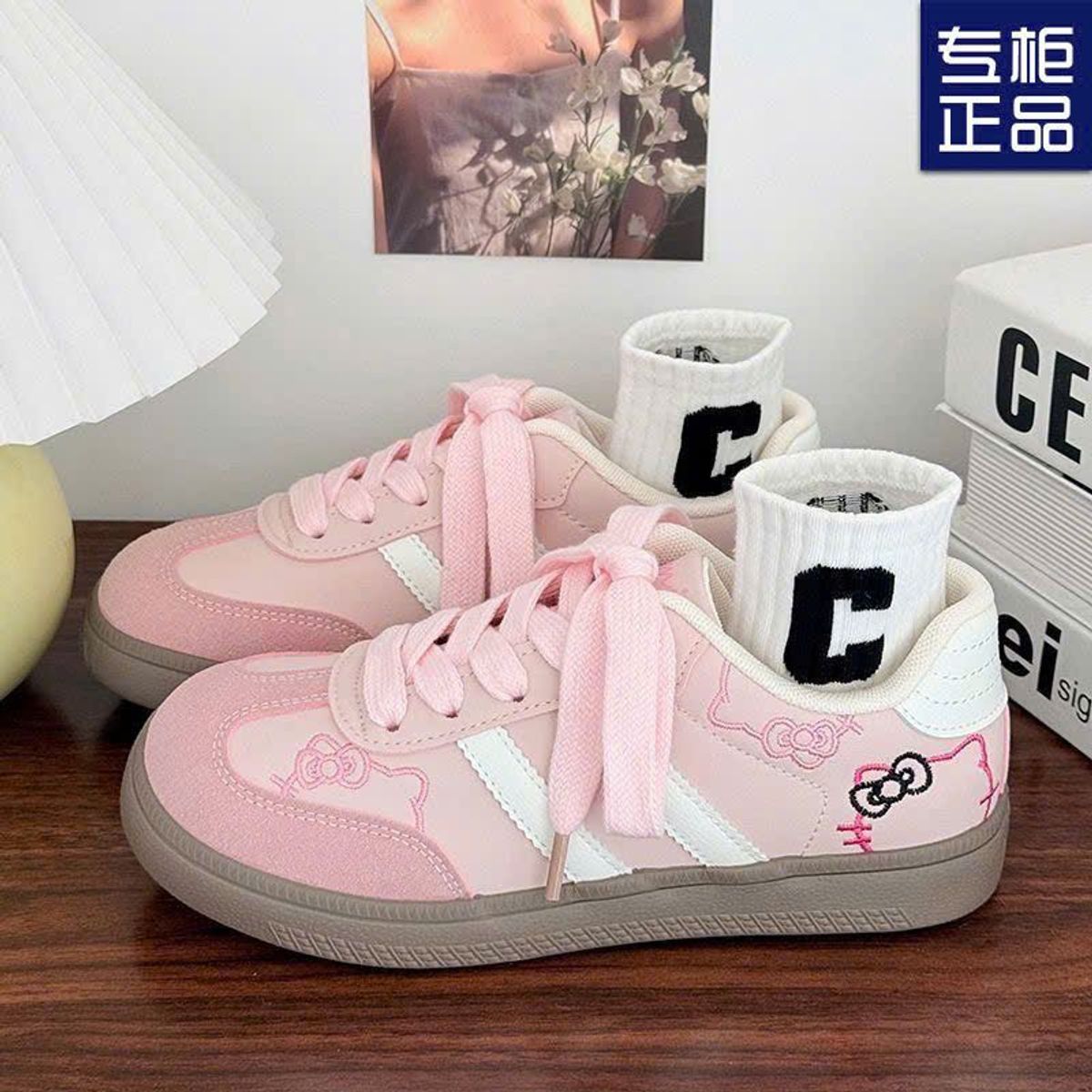 GIÀY THỂ THAO NỮ MEO DA MỀM SIÊU CUTE, FORM CHUẨN FULLBOX - PIPI STORE
