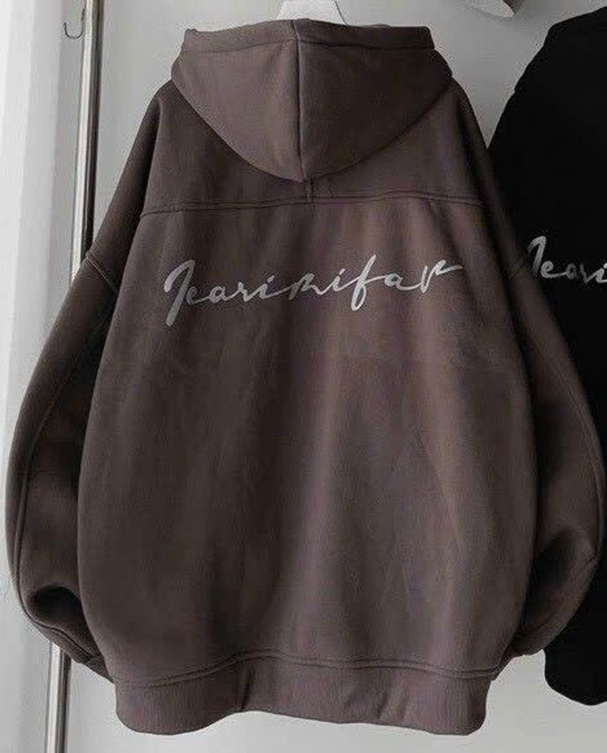 Áo Khoác Zip Nỉ Fearirifar Phản Quang Form Rộng Unisex Nam Nữ Áo Khoác Zip Nỉ Fearirifar Phản Quang Form Rộng Unisex Nam Nữ