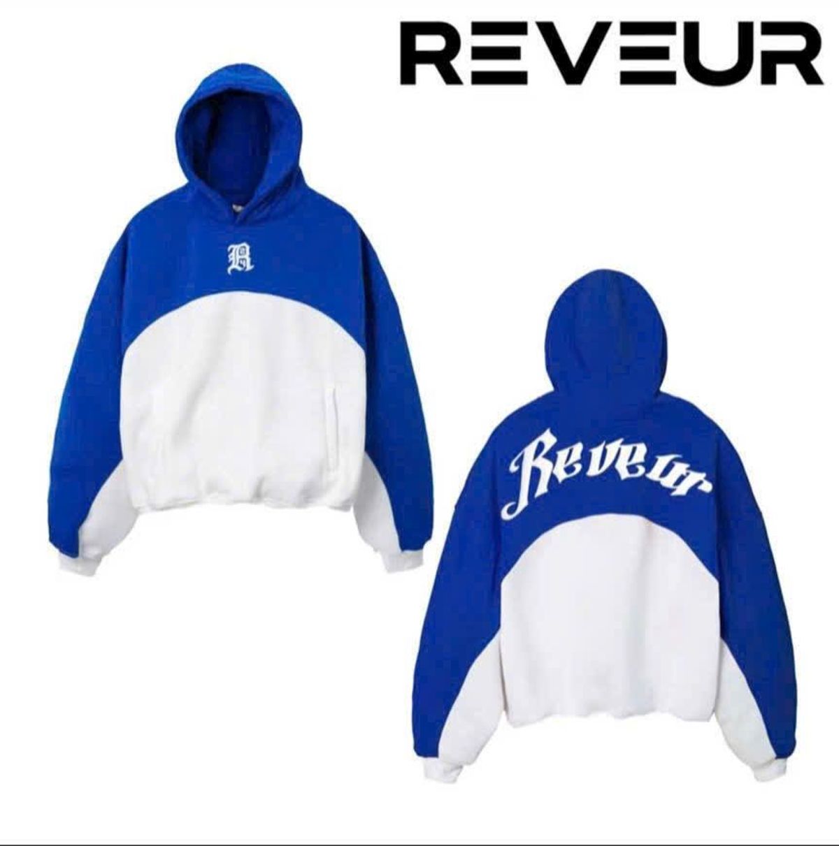 Áo Hoodie Nỉ Bông Form Rộng Nam Nữ Thêu REVEUS Áo Hoodie Nỉ Bông Form Rộng Nam Nữ Thêu REVEUS