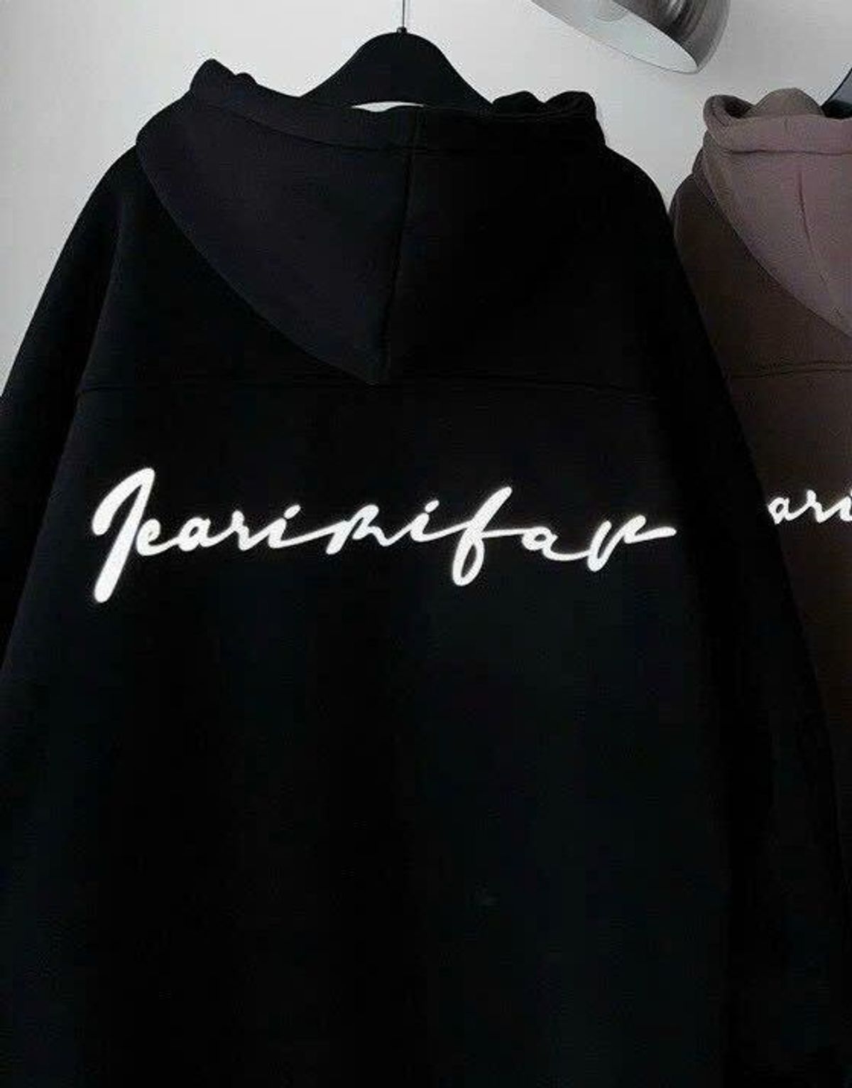Áo Khoác Zip Nỉ Fearirifar Phản Quang Form Rộng Unisex Nam Nữ Áo Khoác Zip Nỉ Fearirifar Phản Quang Form Rộng Unisex Nam Nữ
