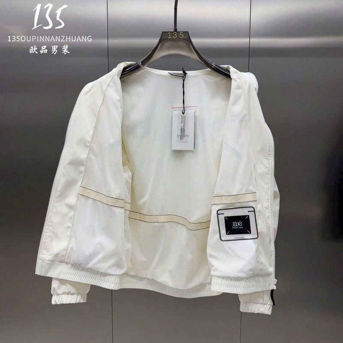Áo khoác dù BALLMIRN Logo In nam nữ unisex, Áo bomber dù Phối Sọc Áo khoác dù BALLMIRN Logo In nam nữ unisex, Áo bomber dù Phối Sọc