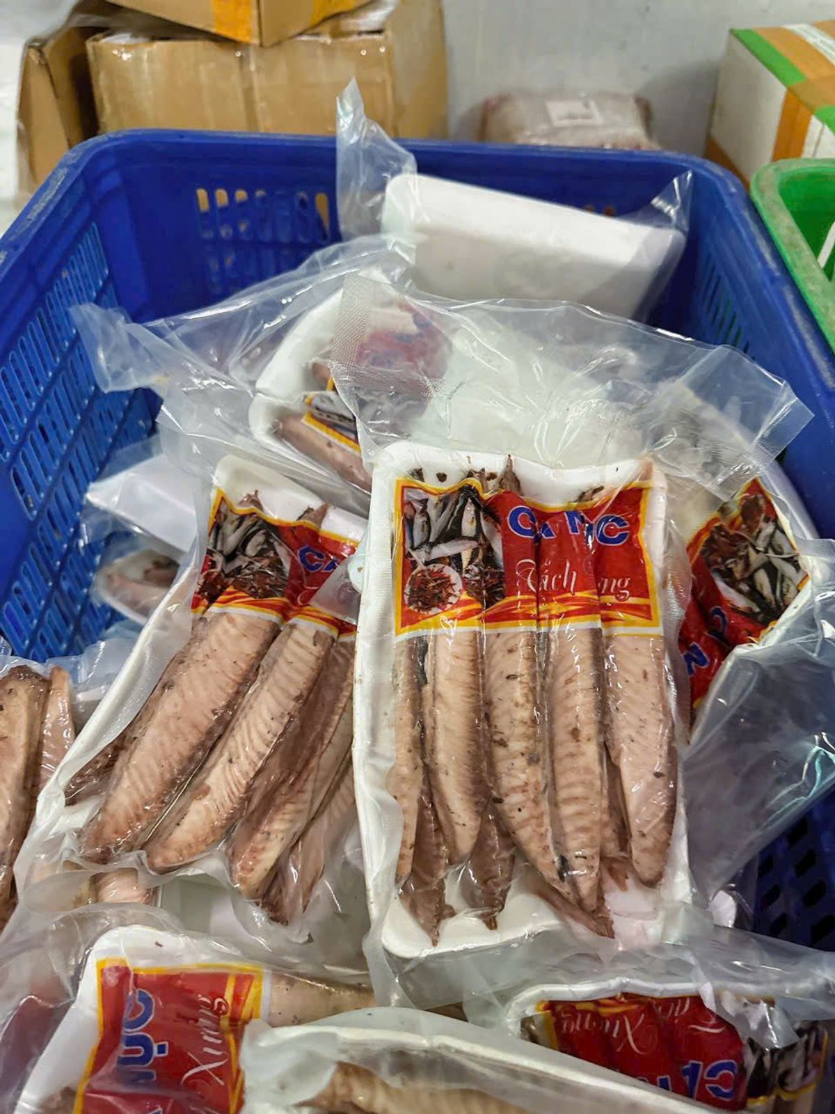 Cá Nục tách xương khay 500g Cá Nục tách xương khay 500g