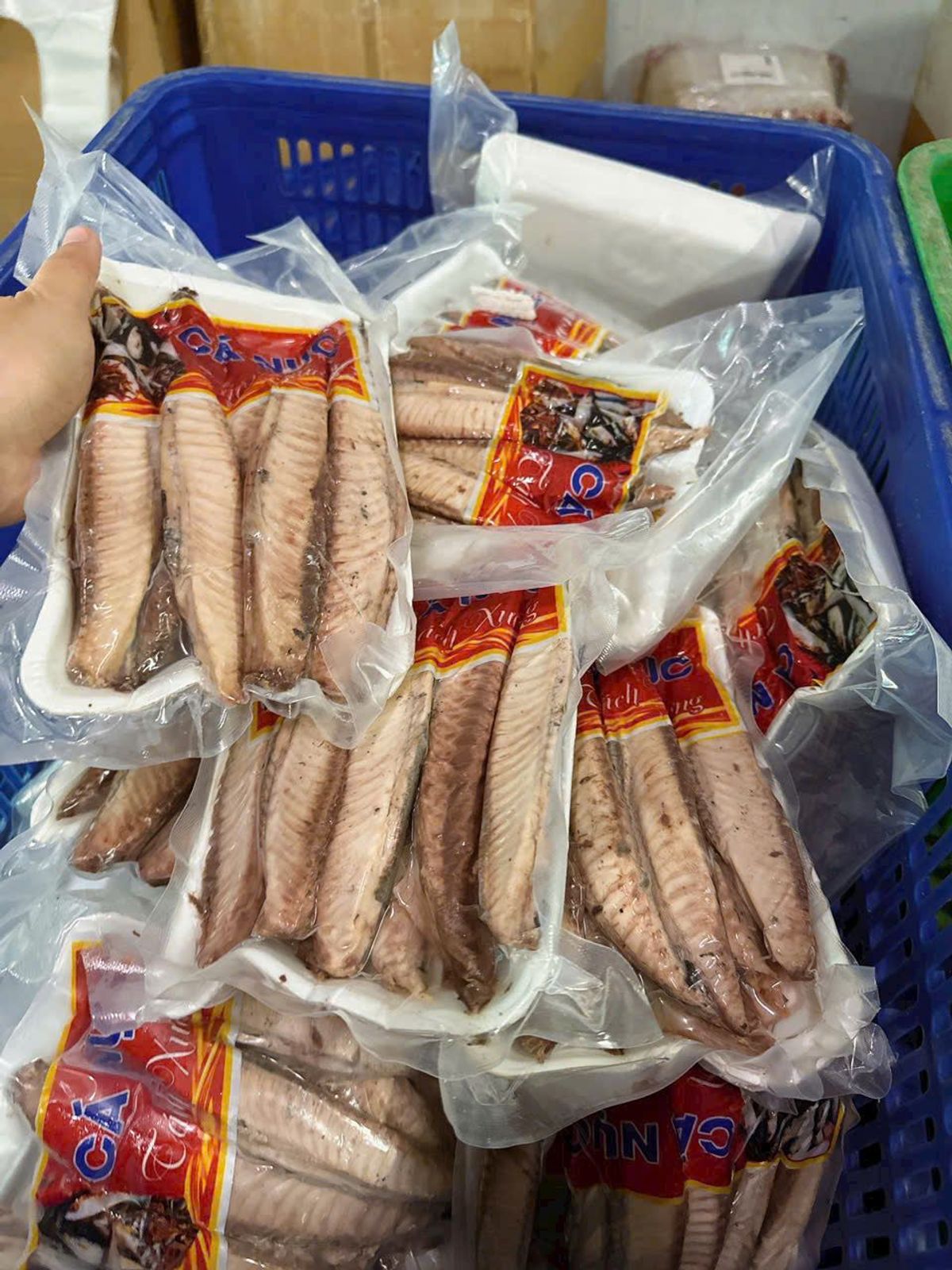 Cá Nục tách xương khay 500g Cá Nục tách xương khay 500g