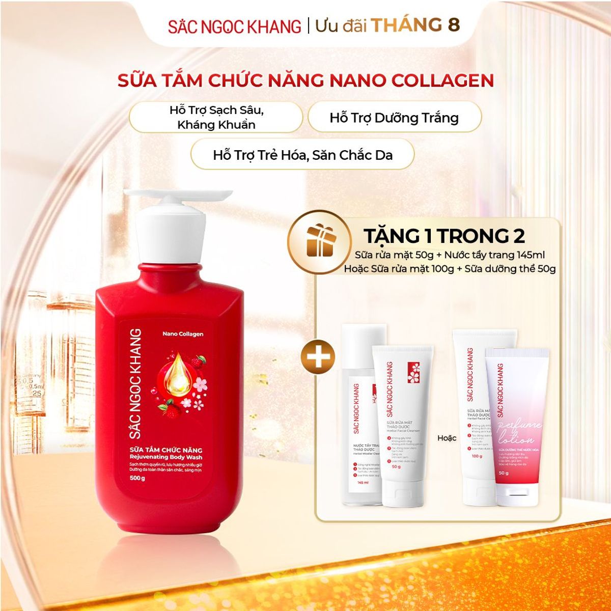 Sữa Tắm Nano Collagen [Chai 500g]