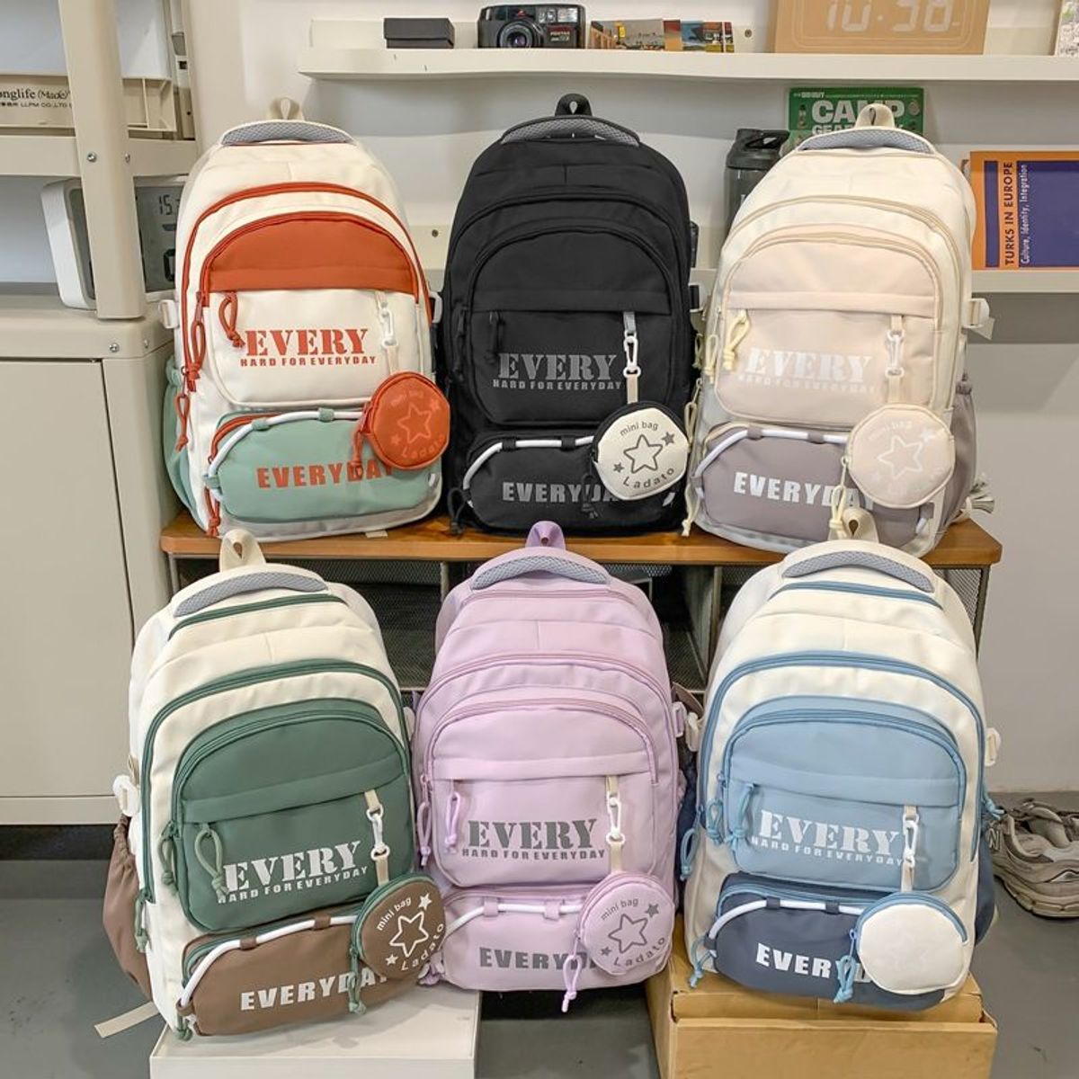 BALO RETRO MỸ PASTEL SIÊU NHẸ, NHIỀU NGĂN, ĐẸP CHUẨN TREND WH844 - WINNIE HOUSE BALO RETRO MỸ PASTEL SIÊU NHẸ, NHIỀU NGĂN, ĐẸP CHUẨN TREND WH844 - WINNIE HOUSE