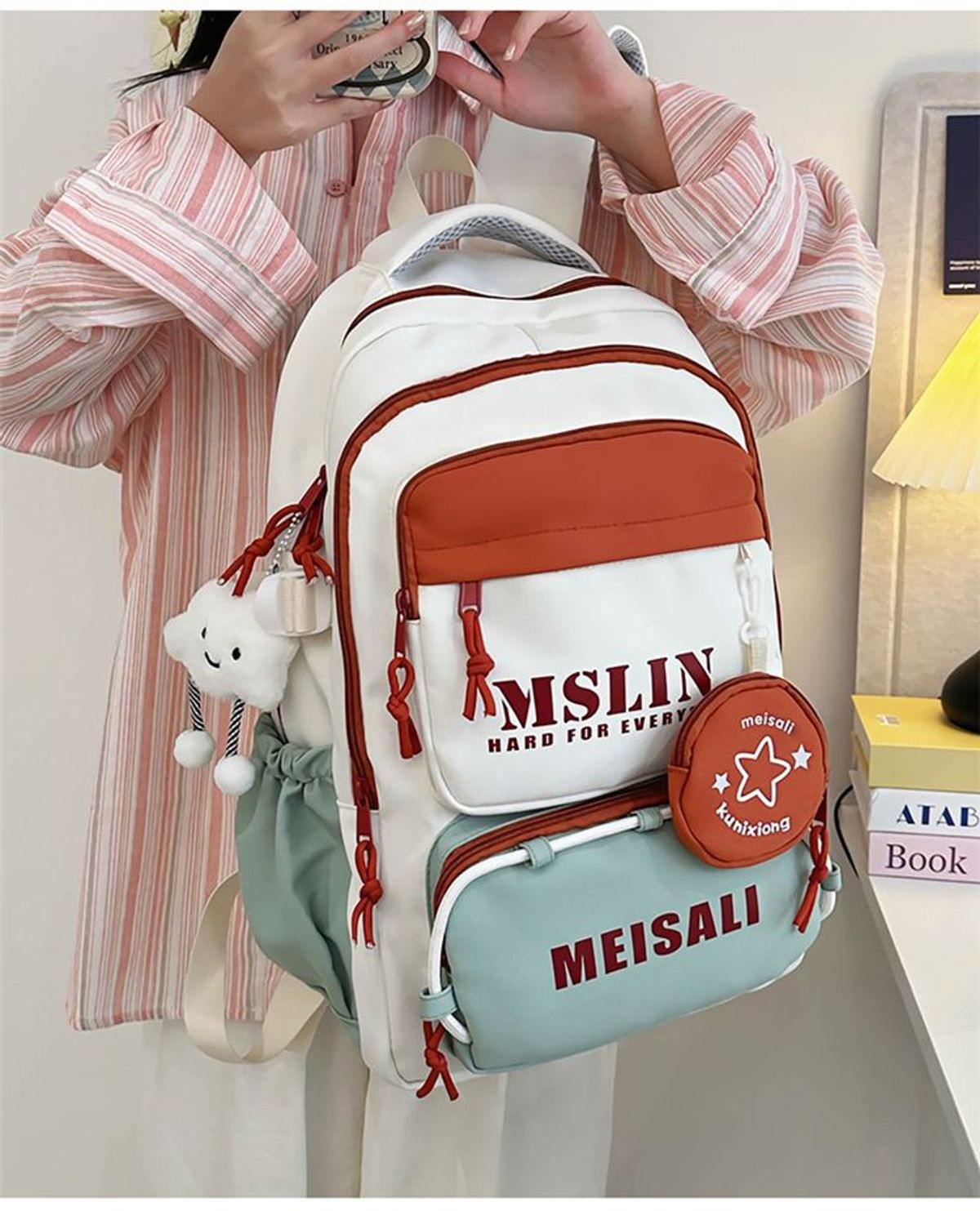BALO RETRO MỸ PASTEL SIÊU NHẸ, NHIỀU NGĂN, ĐẸP CHUẨN TREND WH844 - WINNIE HOUSE BALO RETRO MỸ PASTEL SIÊU NHẸ, NHIỀU NGĂN, ĐẸP CHUẨN TREND WH844 - WINNIE HOUSE