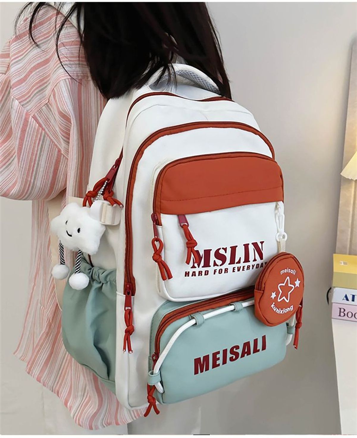 BALO RETRO MỸ PASTEL SIÊU NHẸ, NHIỀU NGĂN, ĐẸP CHUẨN TREND WH844 - WINNIE HOUSE BALO RETRO MỸ PASTEL SIÊU NHẸ, NHIỀU NGĂN, ĐẸP CHUẨN TREND WH844 - WINNIE HOUSE