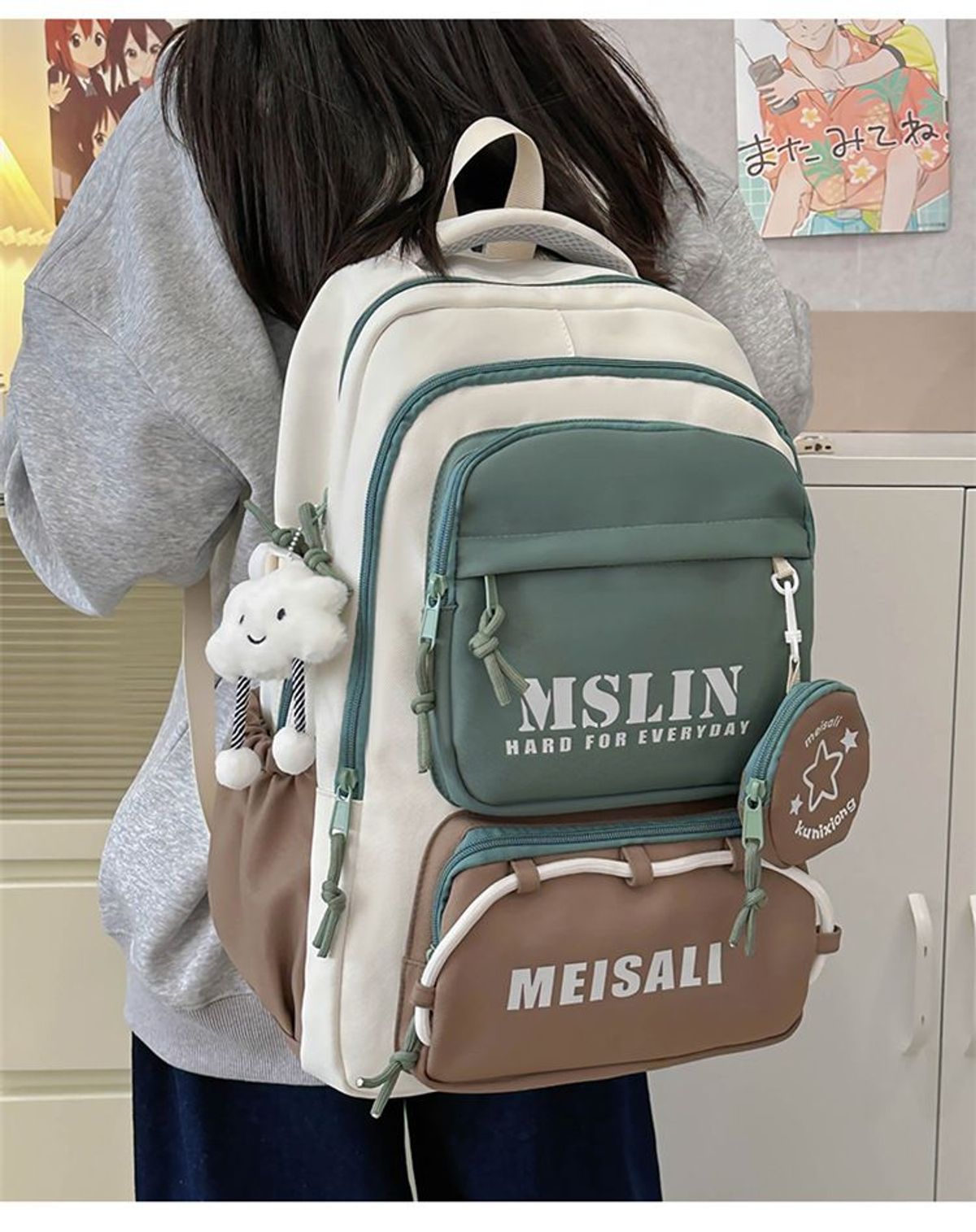 BALO RETRO MỸ PASTEL SIÊU NHẸ, NHIỀU NGĂN, ĐẸP CHUẨN TREND WH844 - WINNIE HOUSE BALO RETRO MỸ PASTEL SIÊU NHẸ, NHIỀU NGĂN, ĐẸP CHUẨN TREND WH844 - WINNIE HOUSE