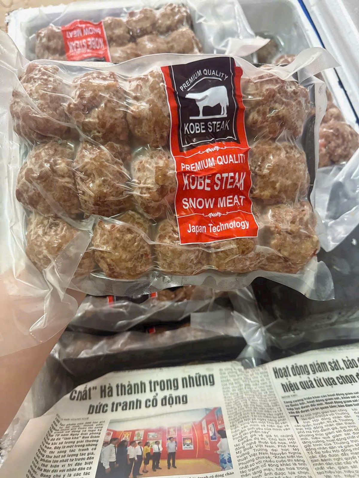 Bò vien xay Aukobe 1kg ( Hỏa tốc TPHCM ) Bò vien xay Aukobe 1kg ( Hỏa tốc TPHCM )