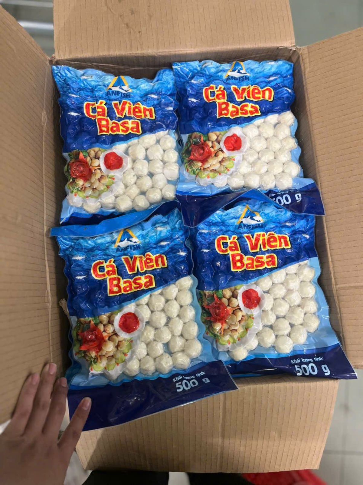 Cá Viên Basa Anfish 500gr ( Hỏa Tốc tphcm ) Cá Viên Basa Anfish 500gr ( Hỏa Tốc tphcm )