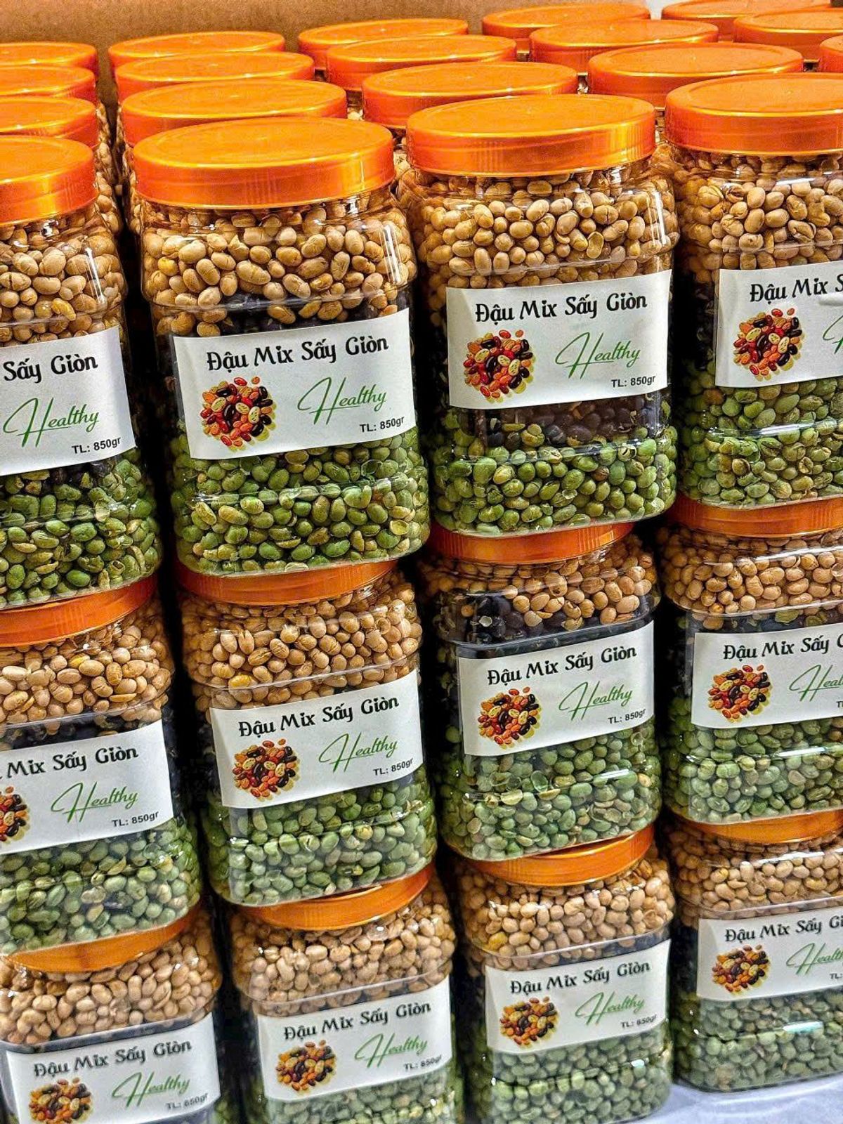 ĐẬU SẤY GIÒN MIX 3 VỊ DINH DƯỠNG 600G - WINNIE HOUSE ĐẬU SẤY GIÒN MIX 3 VỊ DINH DƯỠNG 600G - WINNIE HOUSE