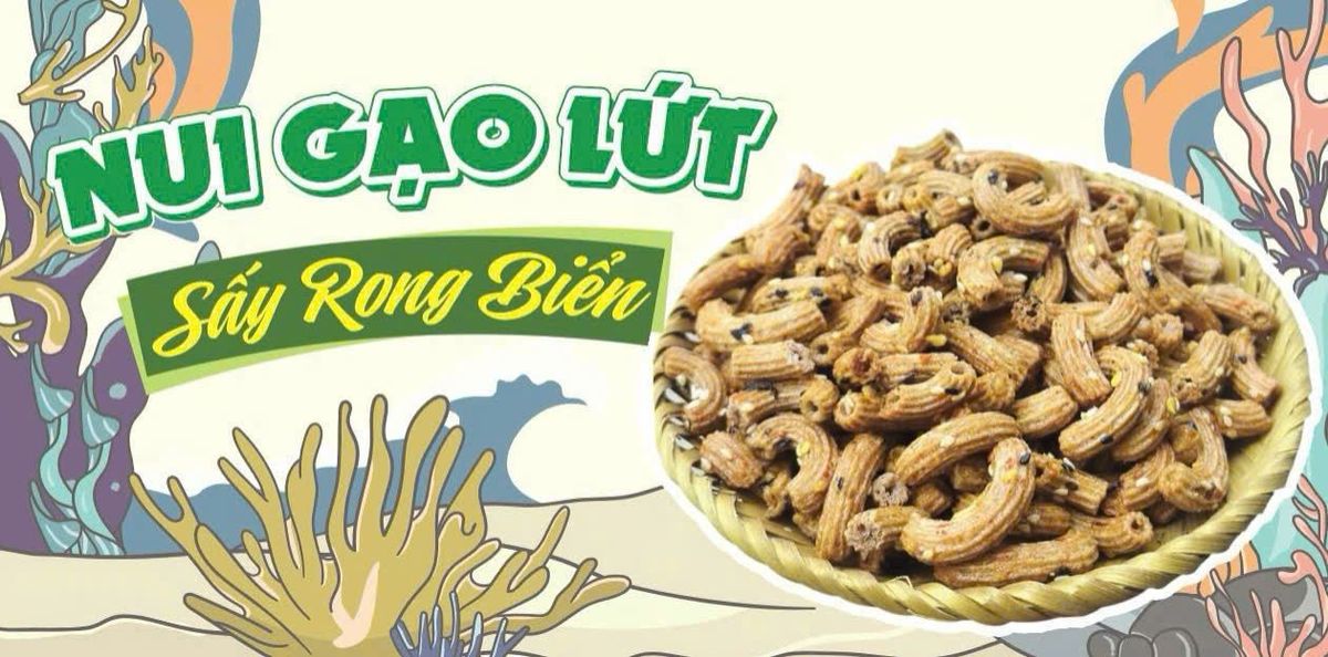 NUI GẠO LỨC SẤY RONG BIỂN – ĂN VẶT GIÒN NGON KHÔNG LO TĂNG CÂN 500G - WINNIE HOUSE NUI GẠO LỨC SẤY RONG BIỂN – ĂN VẶT GIÒN NGON KHÔNG LO TĂNG CÂN 500G - WINNIE HOUSE