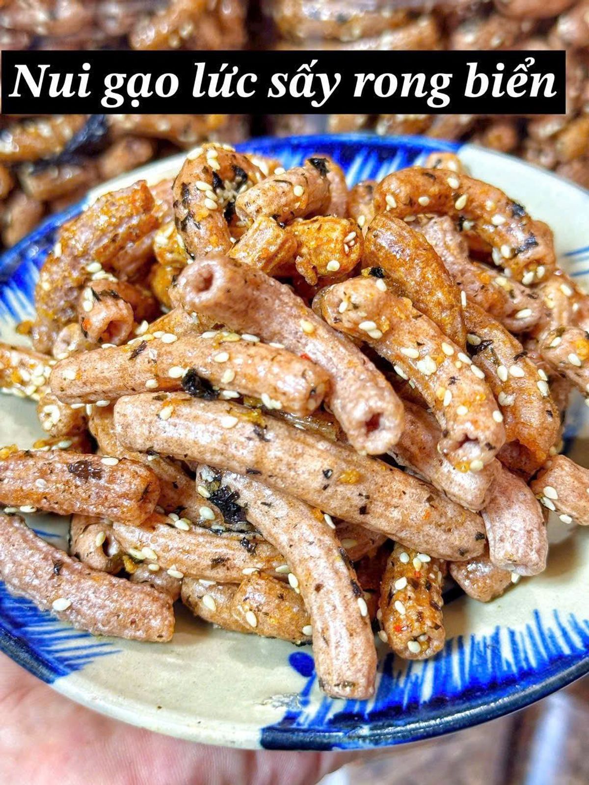 NUI GẠO LỨC SẤY RONG BIỂN – ĂN VẶT GIÒN NGON KHÔNG LO TĂNG CÂN 500G - WINNIE HOUSE NUI GẠO LỨC SẤY RONG BIỂN – ĂN VẶT GIÒN NGON KHÔNG LO TĂNG CÂN 500G - WINNIE HOUSE