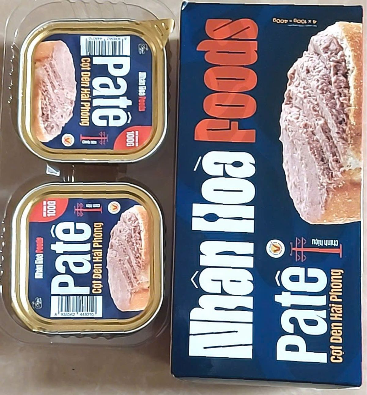 Pate cột đèn Hải Phòng Nhân Hoà Food họp 150gr Pate cột đèn Hải Phòng Nhân Hoà Food họp 150gr