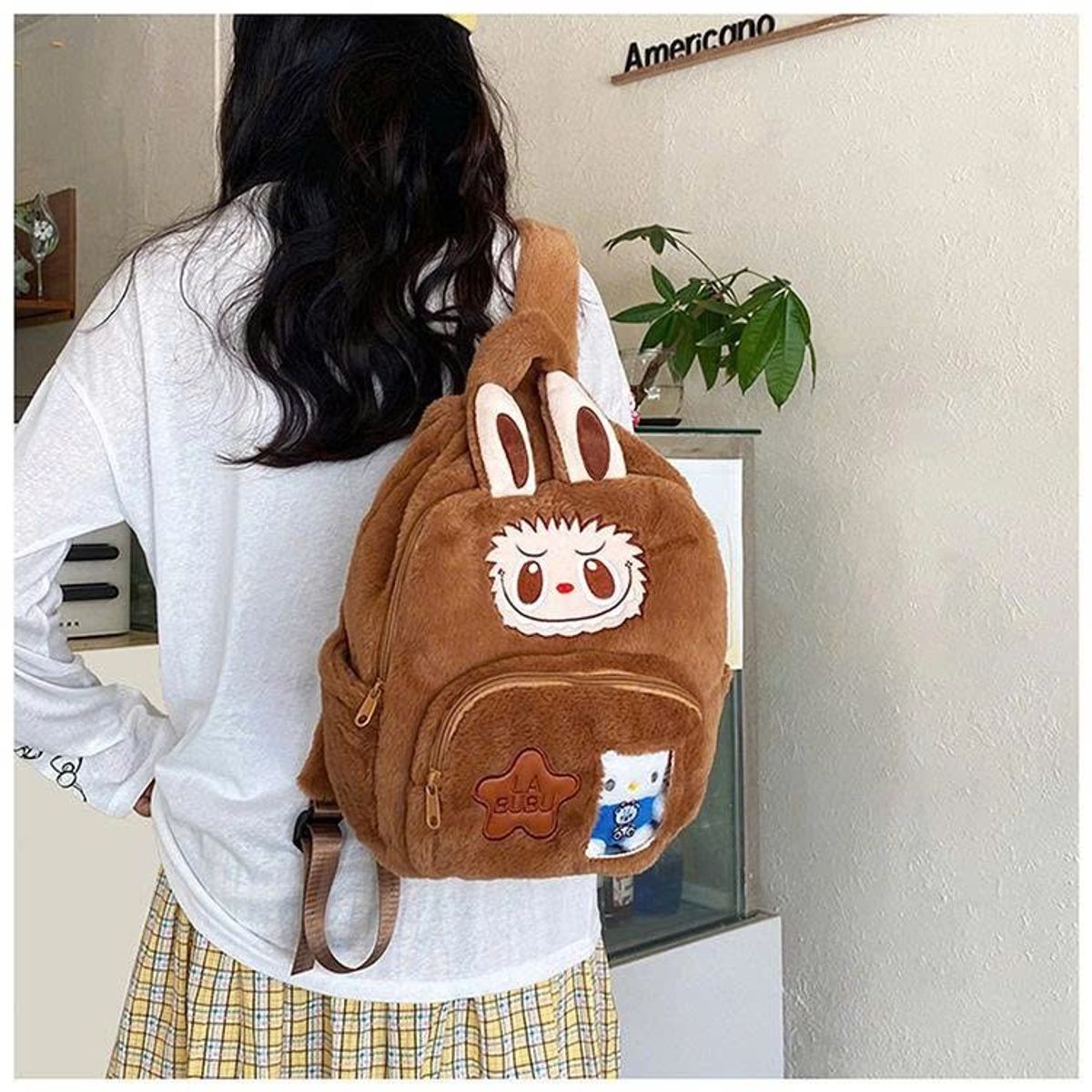 BALO MẦM NON SIÊU CUTE CAPIPARA, LABUBU PHỐI KÍNH DỄ THƯƠNG A854 - WINNIE HOUSE BALO MẦM NON SIÊU CUTE CAPIPARA, LABUBU PHỐI KÍNH DỄ THƯƠNG A854 - WINNIE HOUSE