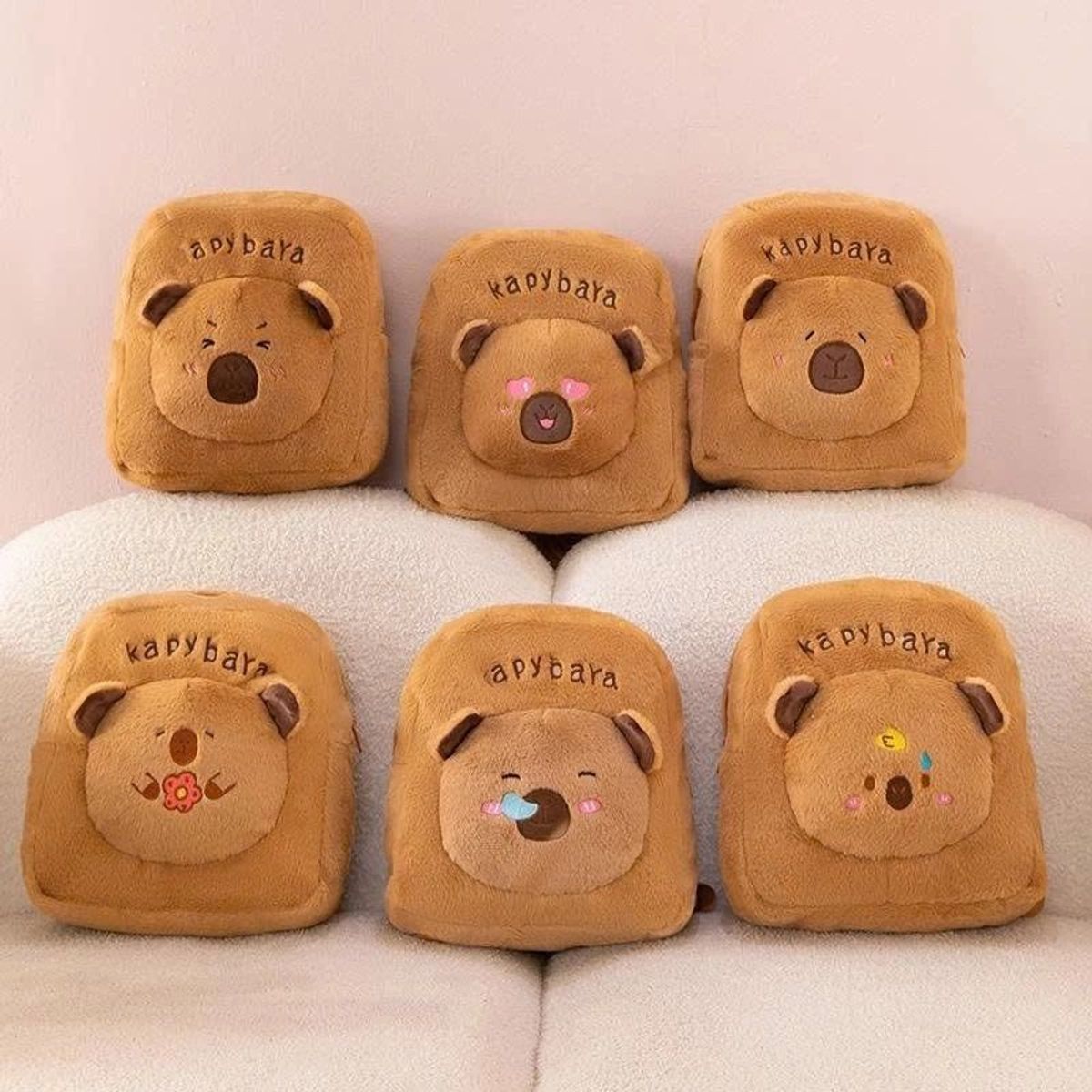 BALO MẦM NON CAPIPARA MẶT NỔI BIỂU CẢM SIÊU CUTE A856 - WINNIE HOUSE BALO MẦM NON CAPIPARA MẶT NỔI BIỂU CẢM SIÊU CUTE A856 - WINNIE HOUSE