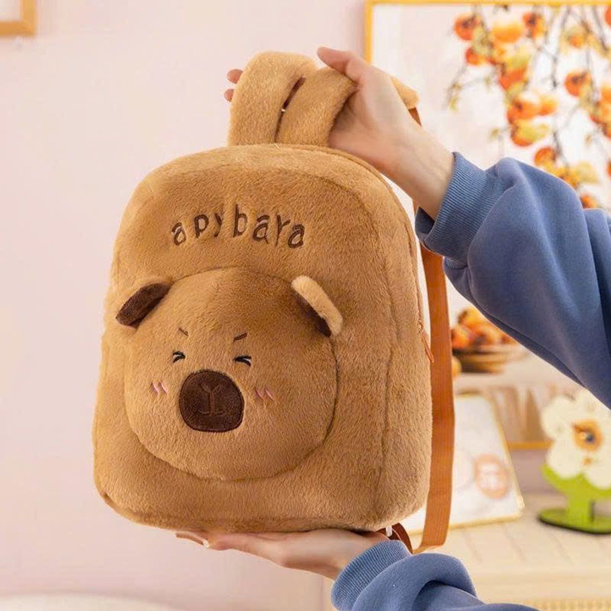BALO MẦM NON CAPIPARA MẶT NỔI BIỂU CẢM SIÊU CUTE A856 - WINNIE HOUSE BALO MẦM NON CAPIPARA MẶT NỔI BIỂU CẢM SIÊU CUTE A856 - WINNIE HOUSE